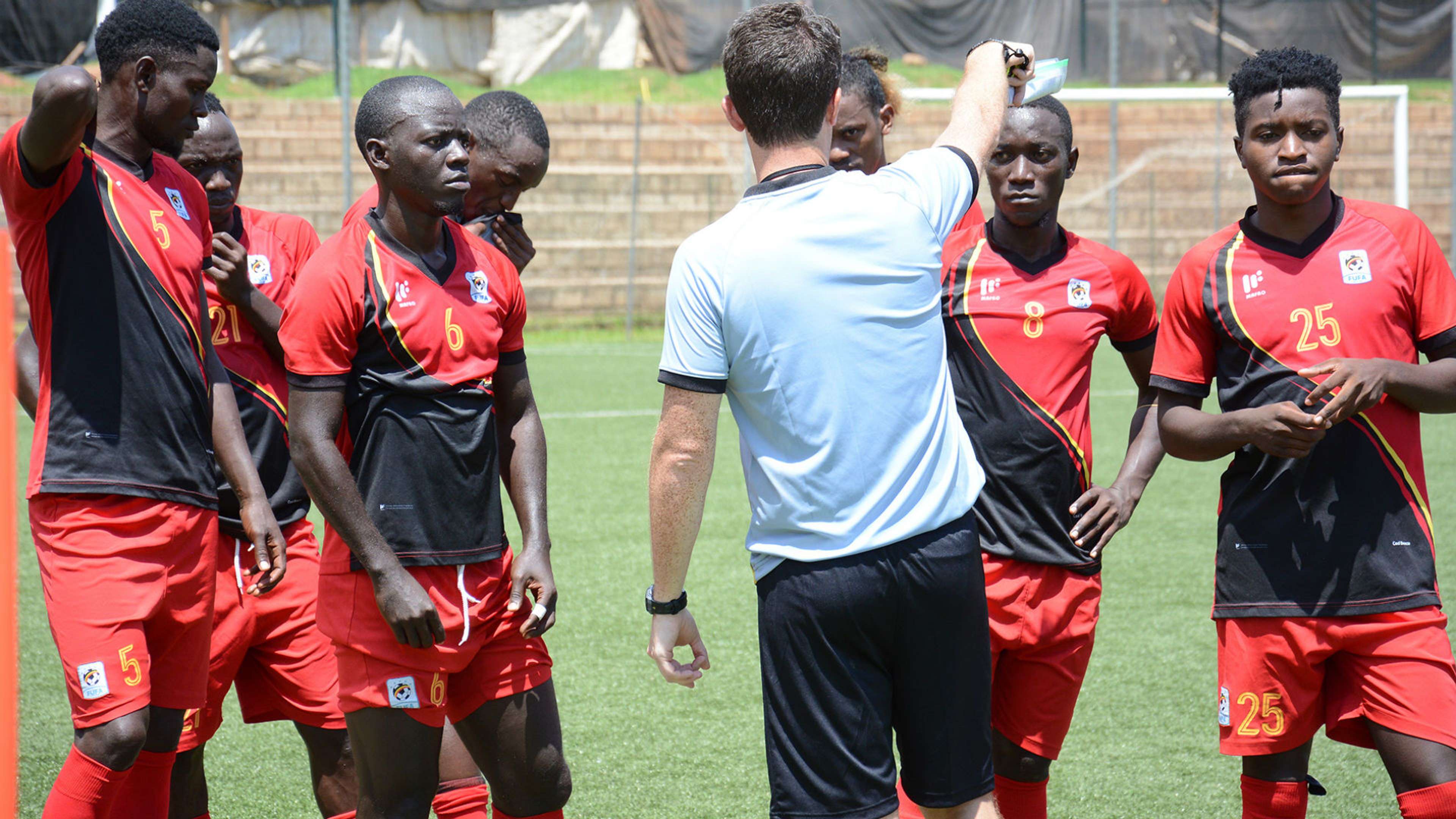 Uganda Cranes Head Coach Johhny McKinstry.