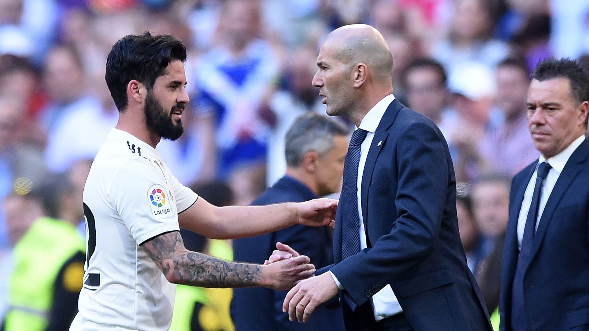 Isco Zinedine Zidane Real Madrid