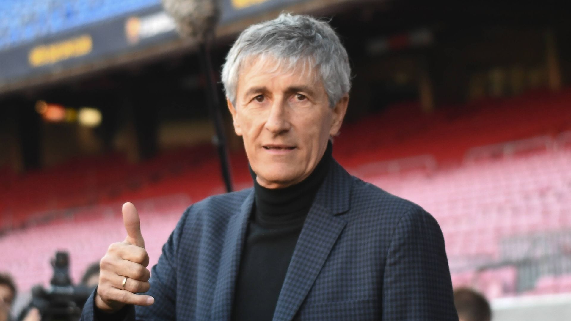 Quique Setien FC Barcelona 14-01-2020
