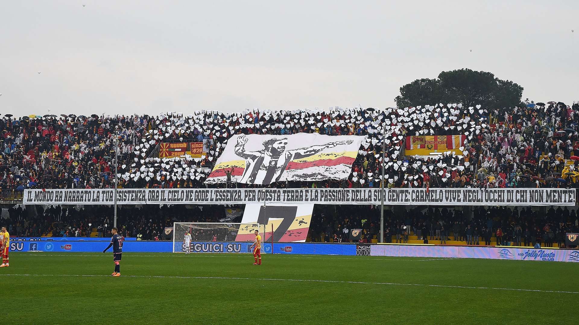 Benevento Fans Banner Imbriani