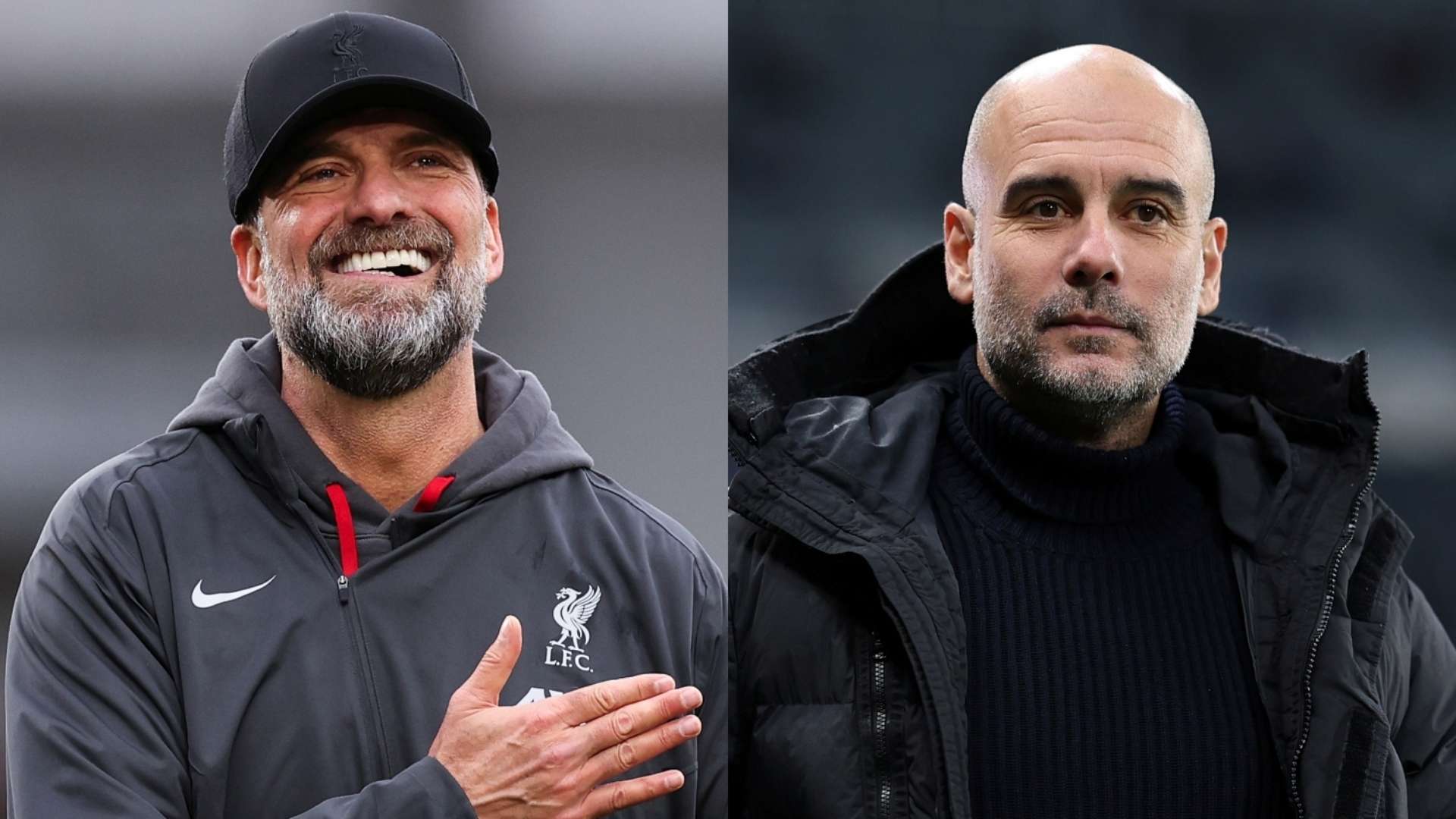 Jurgen Klopp Pep Guardiola