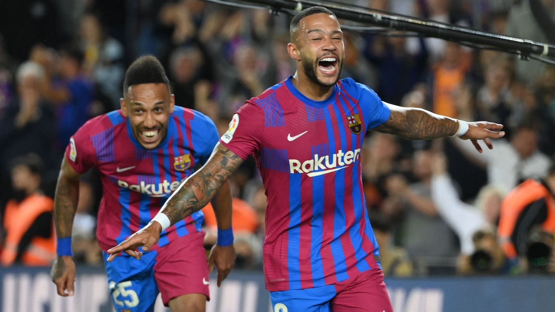 Memphis Aubameyang Barcelona Celta