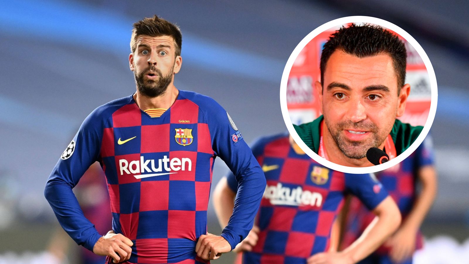 ONLY GERMANY GFX Gerard Pique Xavi Barcelona