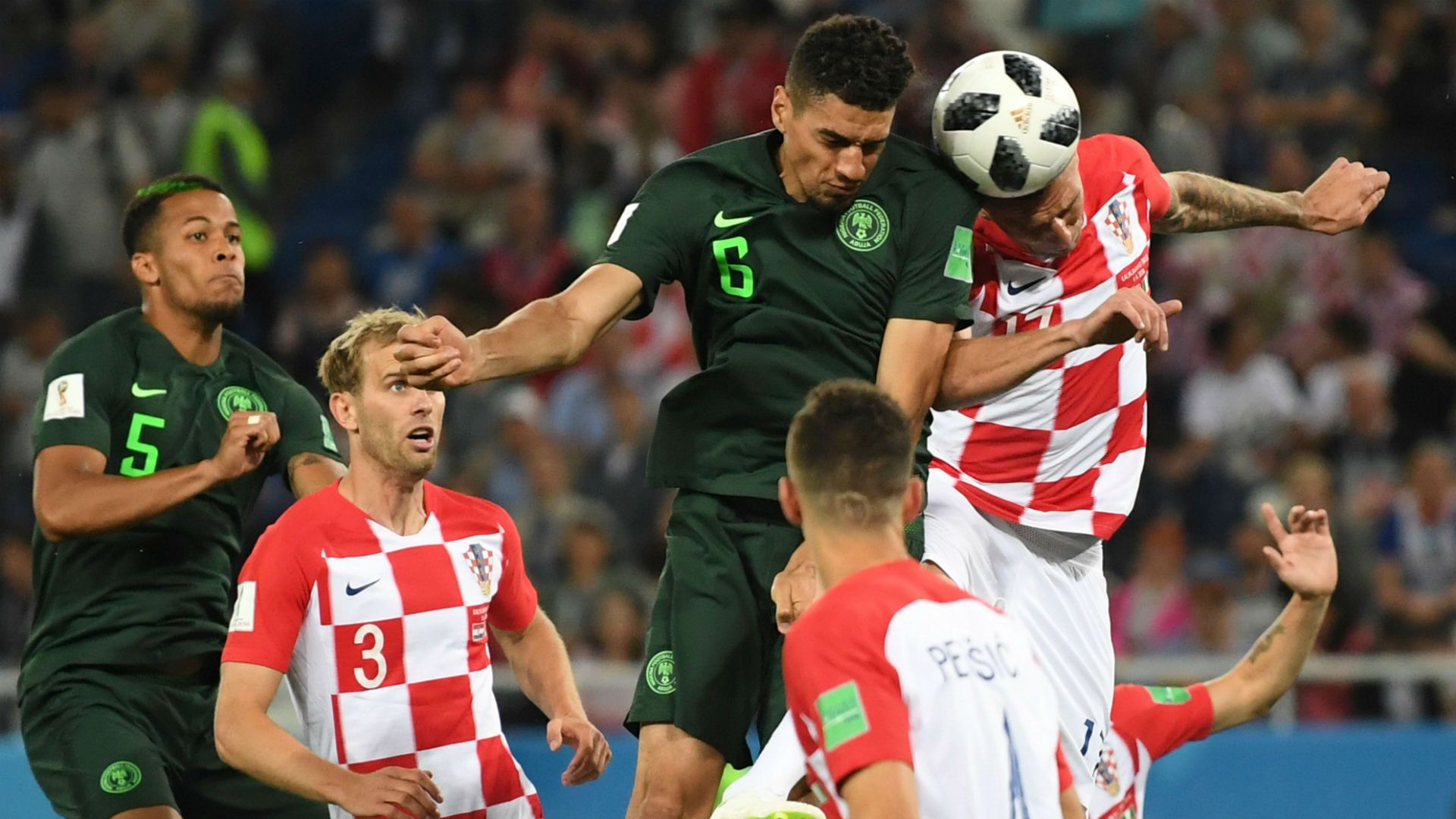 Mario Mandzukic Leon Balogun Croatia Nigeria World Cup 2018