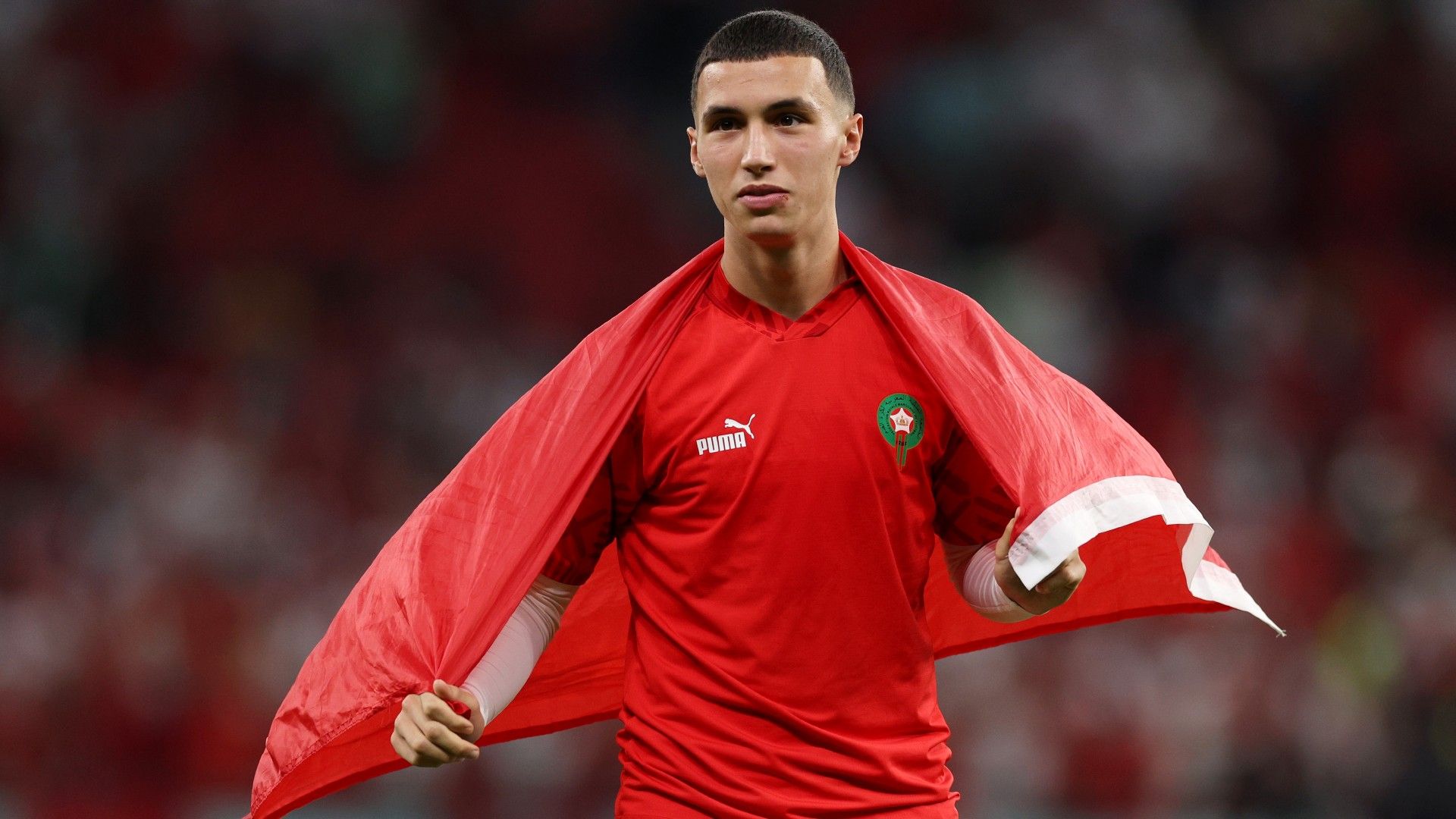  Bilal El Khannouss of Morocco celebrates 