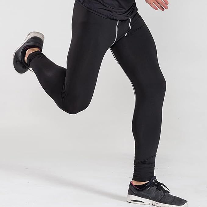 بنطال رياضي ضيق ضاغط للرجال للجيم