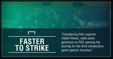 GFX PSG Juventus betting
