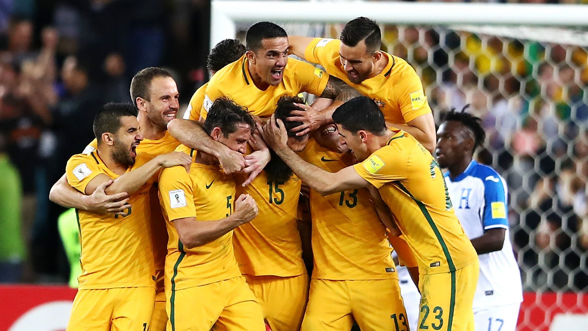 Australia celebrate