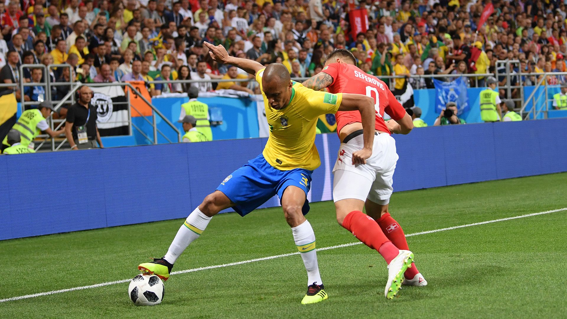 Miranda Haris Seferovic Brazil Switzerland World Cup 17062018