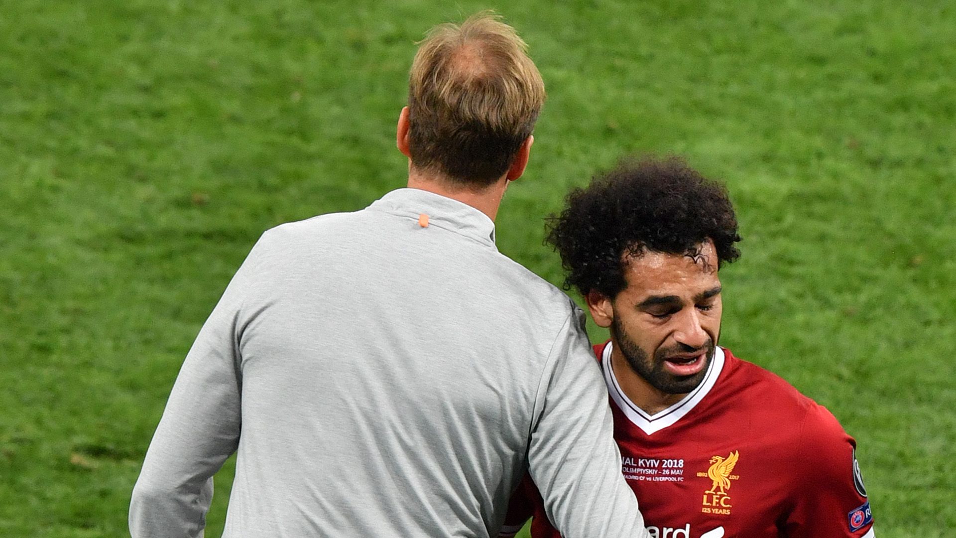 Salah injury Klopp Real Madrid Liverpool Champions League final 26052018