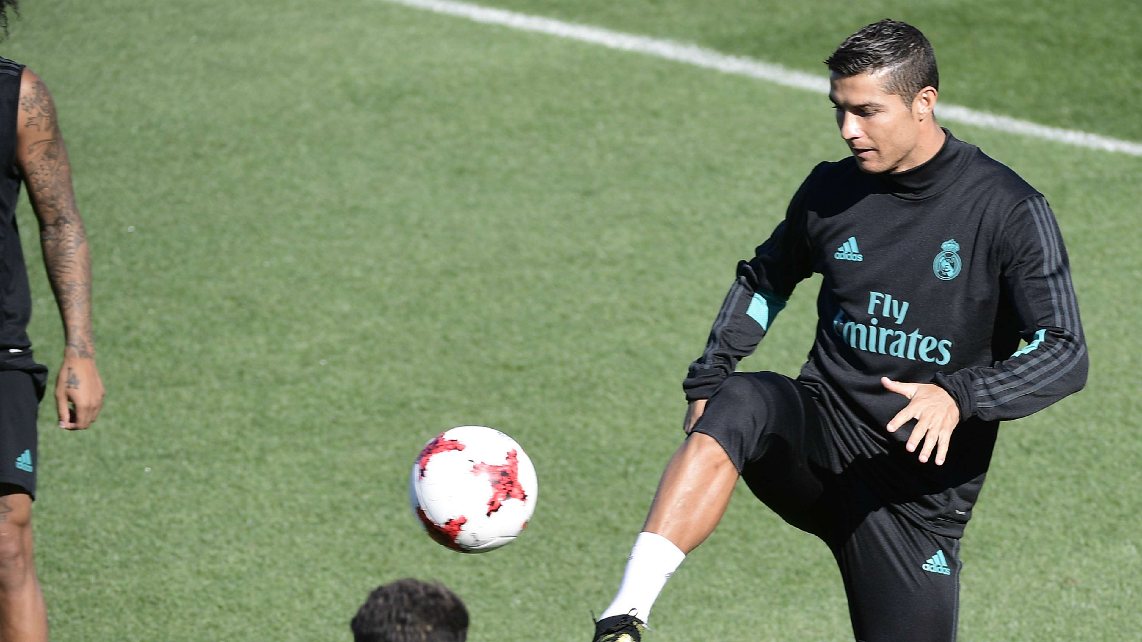 Cristiano Ronaldo Real Madrid training session