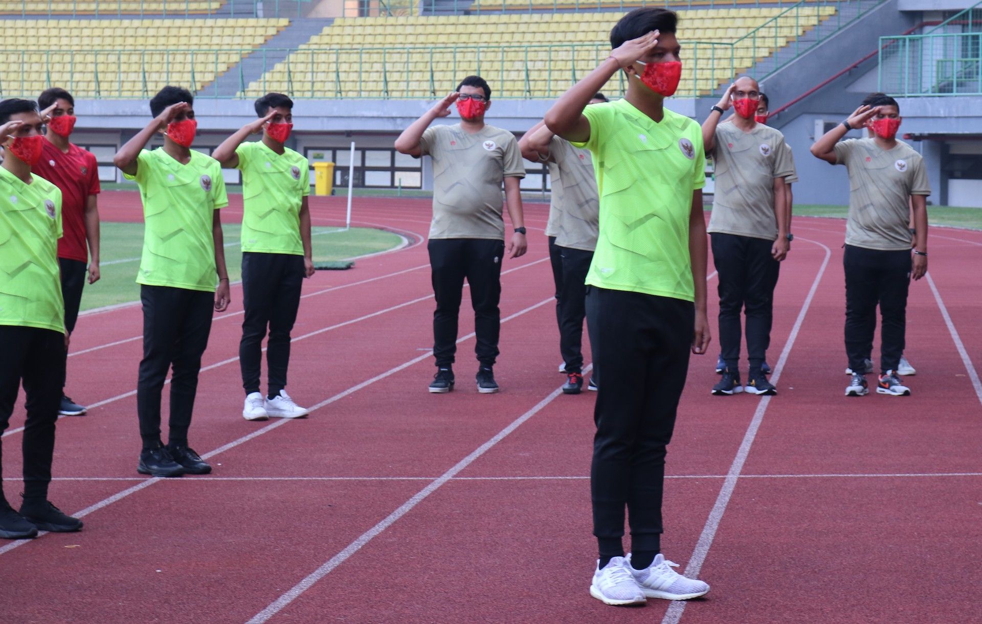 Timnas Indonesia U-16 - Upacara