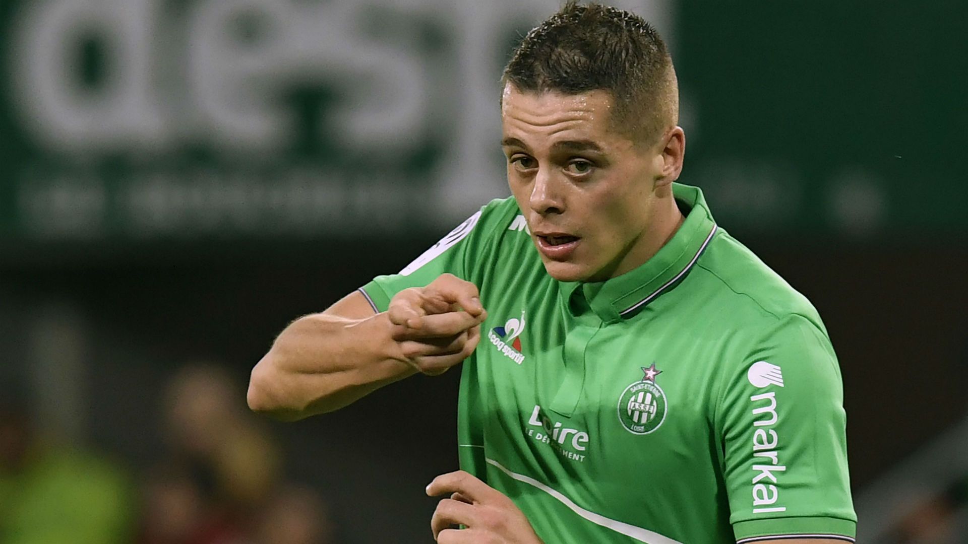 Romain Hamouma Saint-Etienne Lorient Ligue 1 12022017