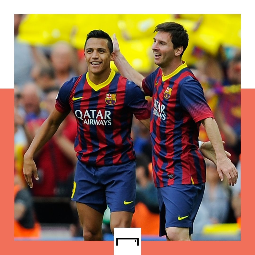 Alexis Sanchez Lionel Messi Barcelona 2013-14 GFX