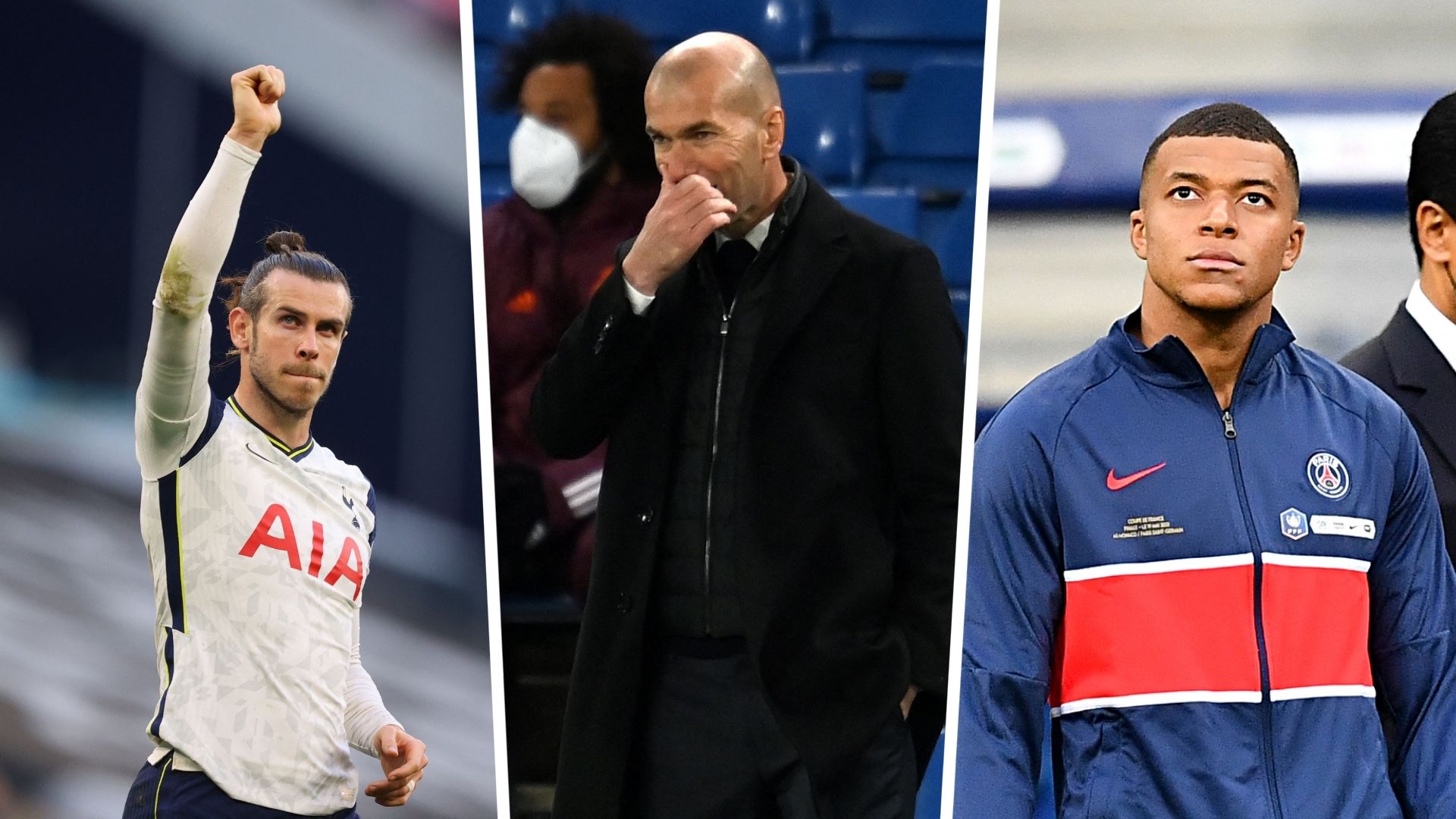 Bale Mbappe Zidane
