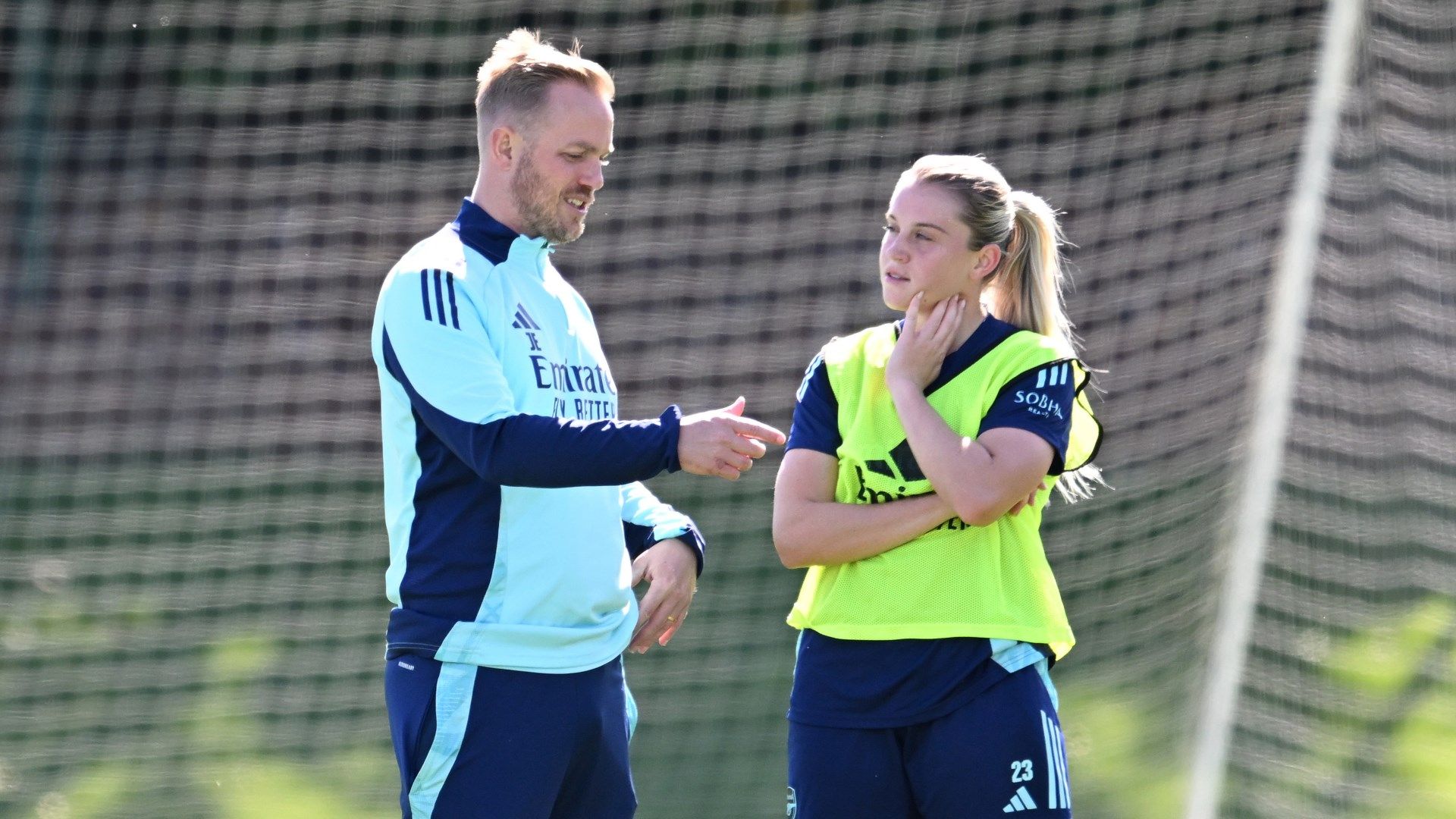 Jonas Eidevall Alessia Russo Arsenal training 2024-25