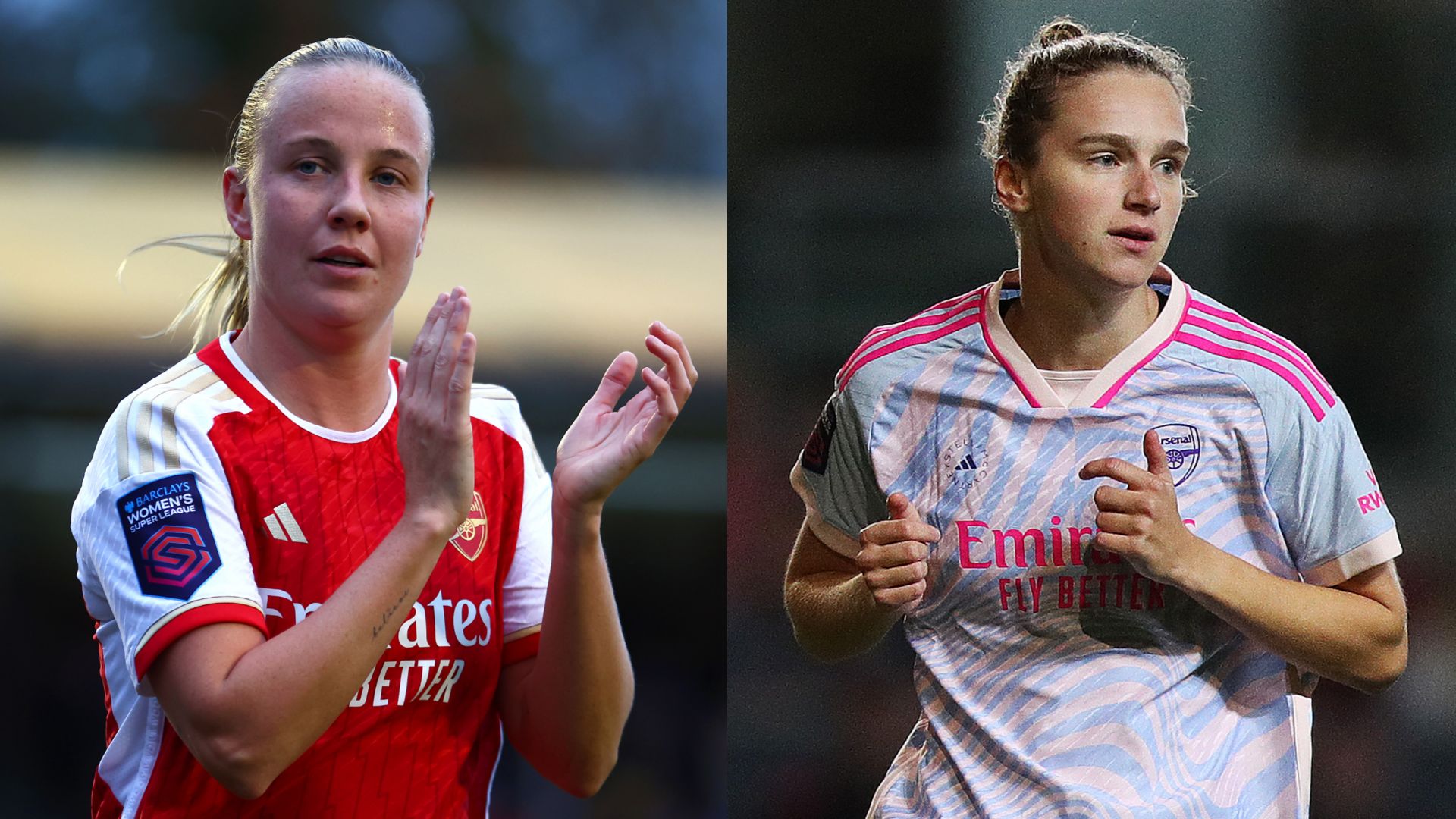 Beth Mead and Vivianne Miedema