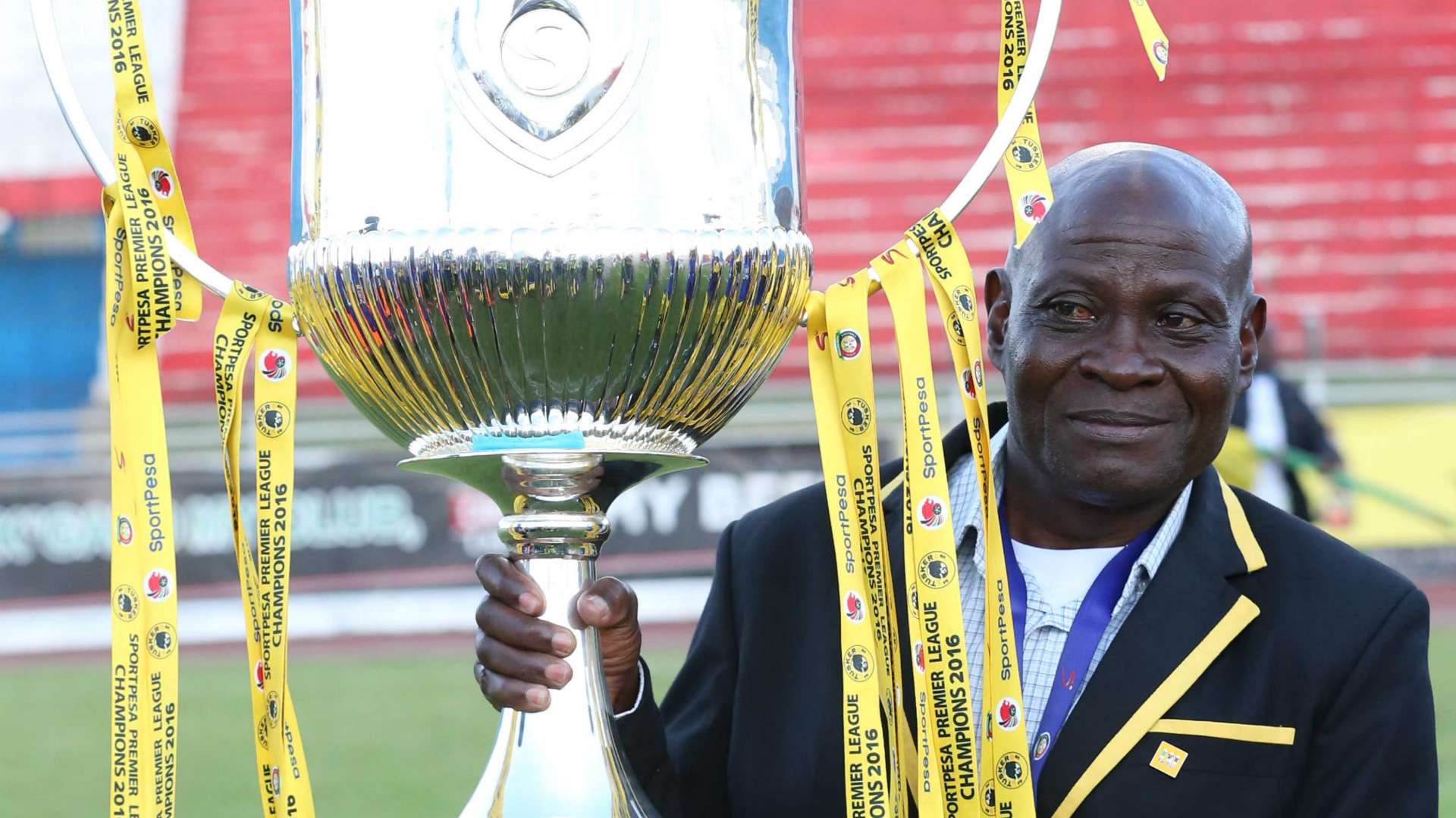 Tusker coach Paul Nkata was a happy man at the final whistle after winning a double