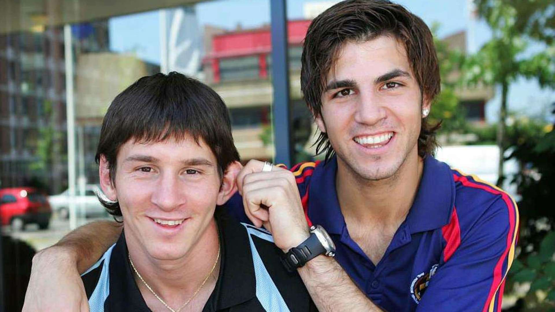 Lionel Messi Cesc Fabregas Barcelona 2005