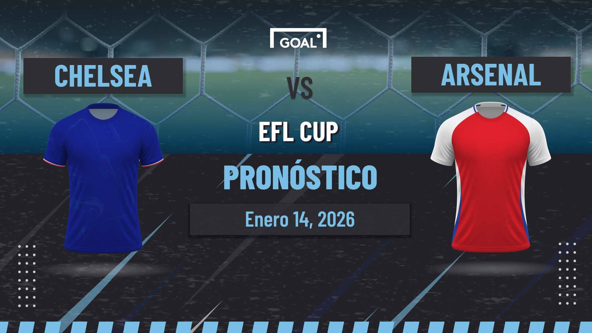 Chelsea vs Arsenal Pronóstico y Apuestas EFL Cup | 14/01/26