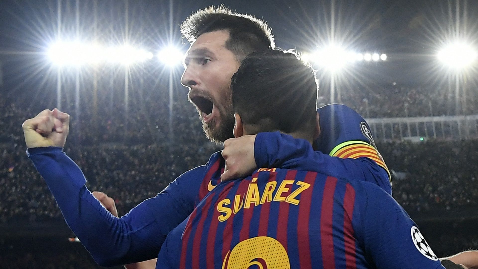 Lionel Messi Luis Suarez Barcelona 2018-19