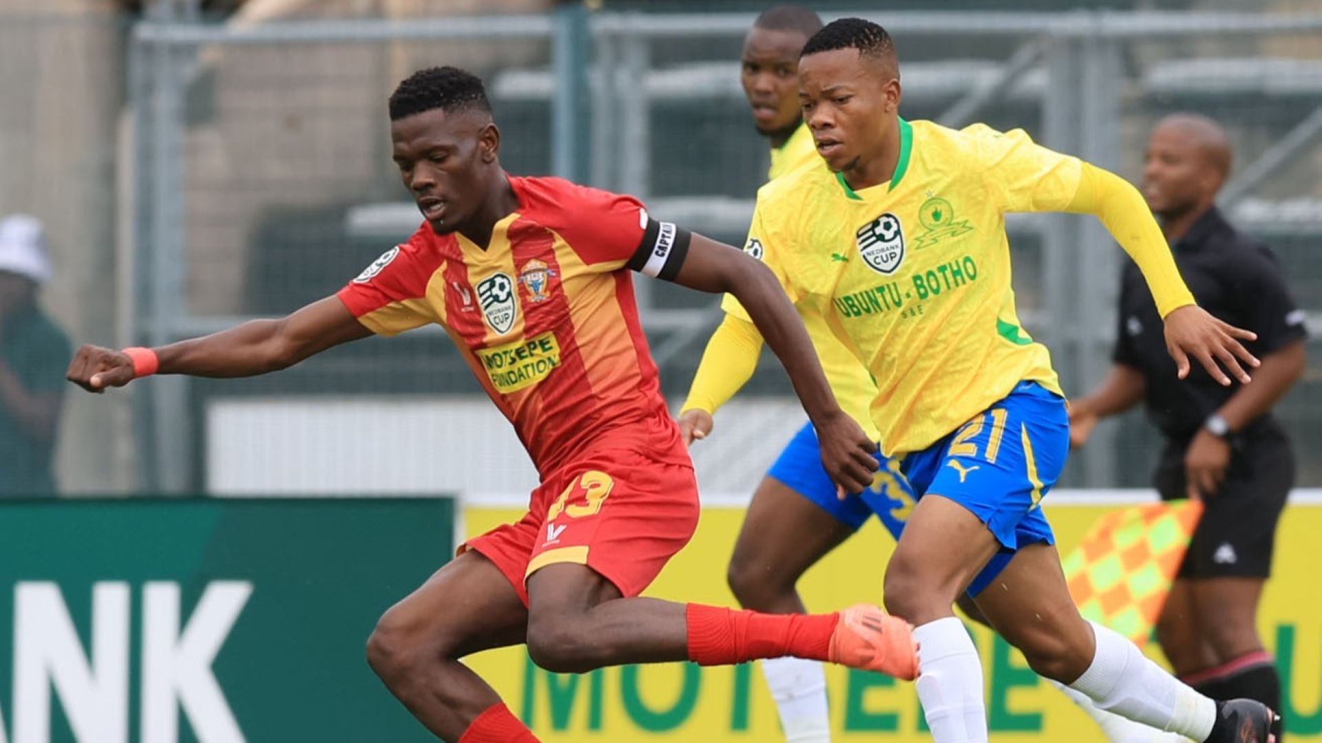 Sphelele Mkhulise, Mamelodi Sundowns & Freedom Nyundu, Mpheni Home Defenders, February 2025.