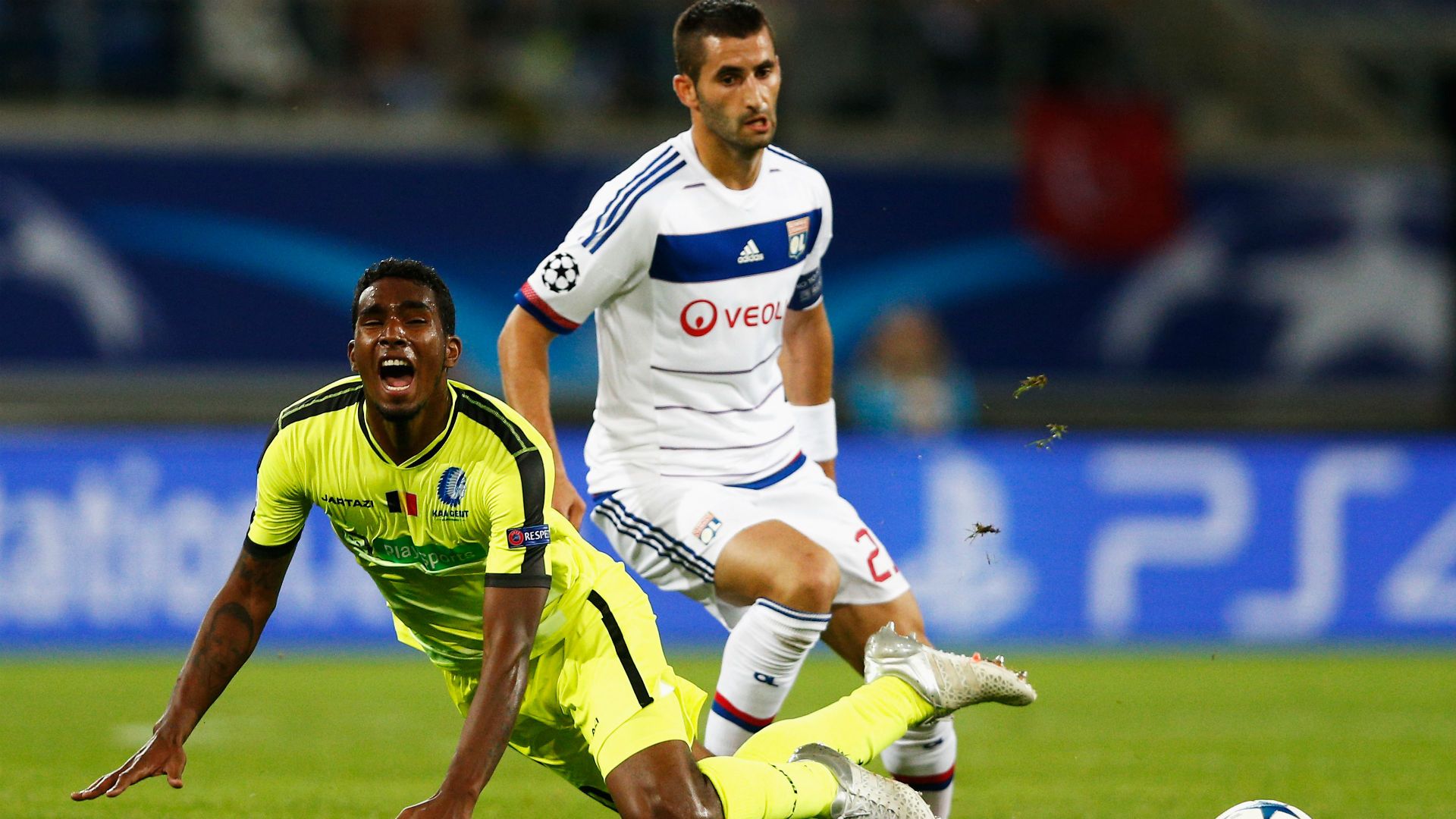 Maxime Gonalons Renato Neto Gent Lyon UEFA Champions League 16092015