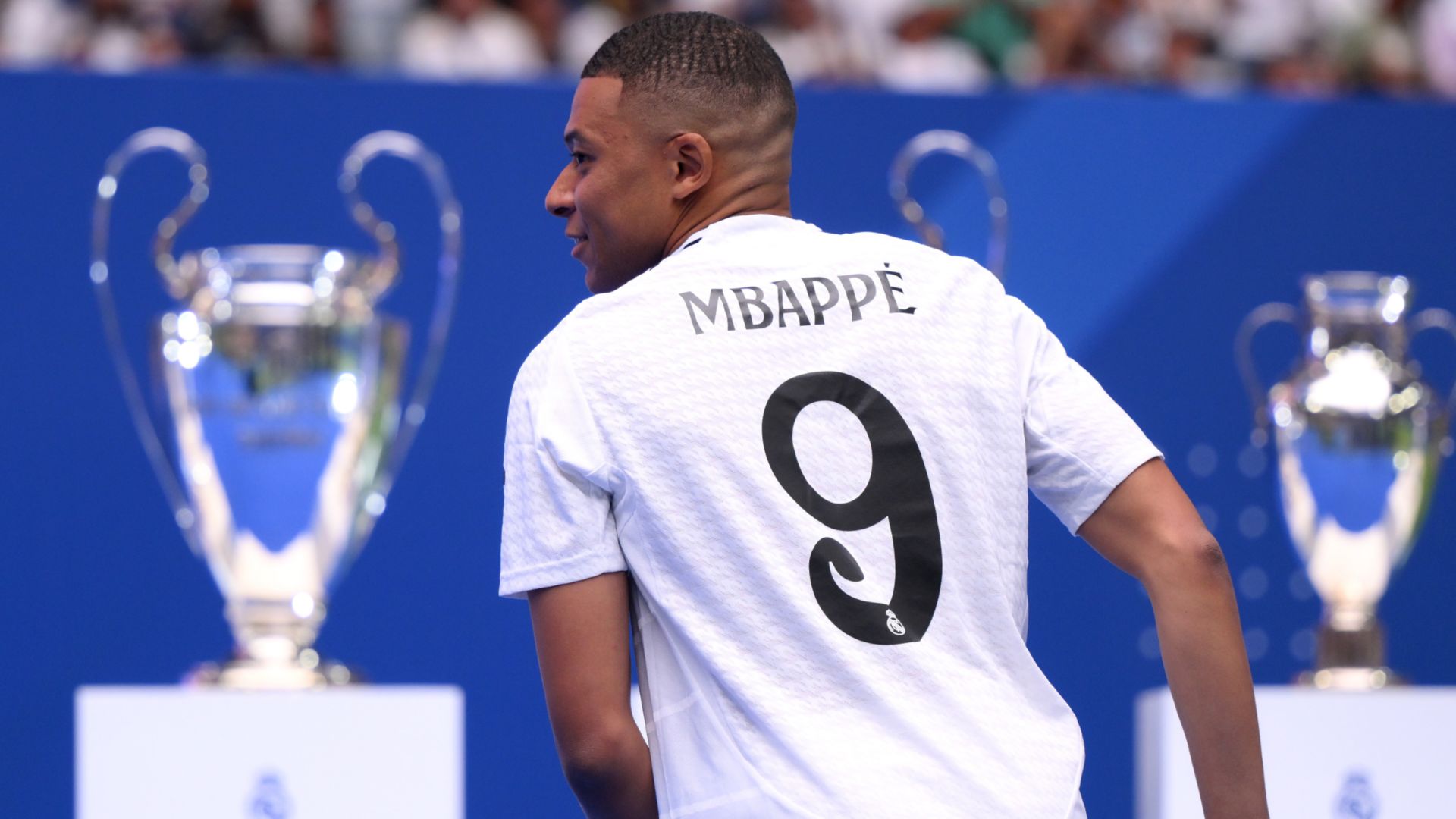 Kylian Mbappe Real Madrid 9 shirt