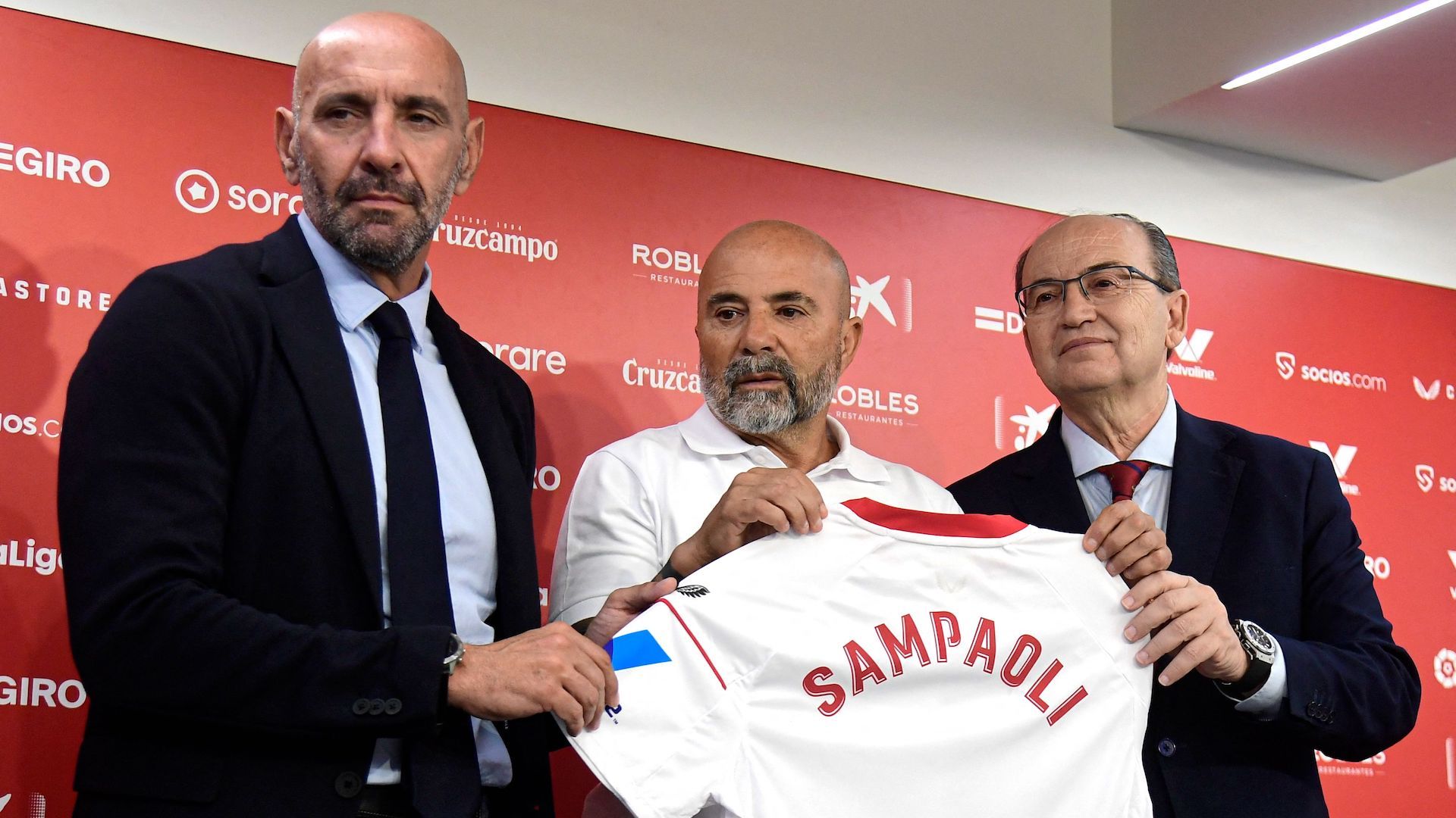 Monchi Sampaoli Castro Sevilla