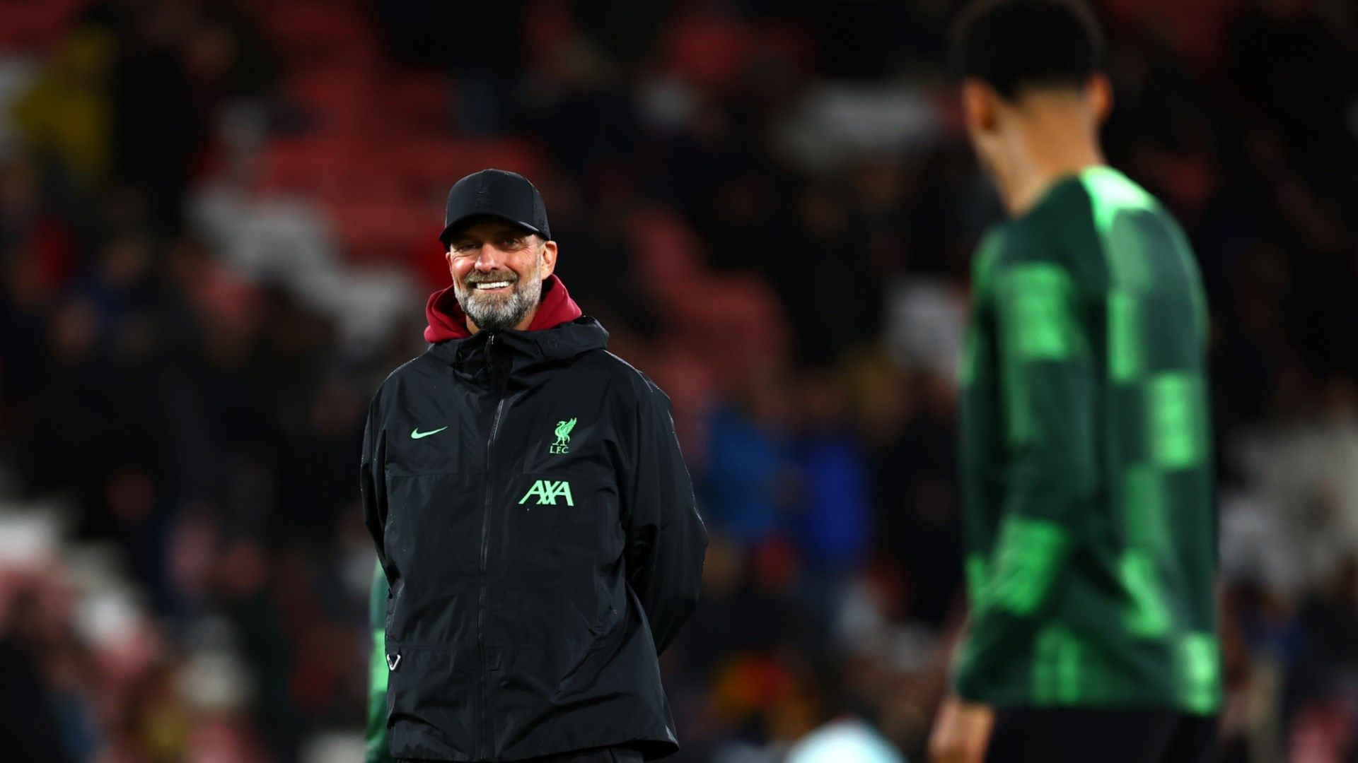 Jurgen Klopp Trent Alexander-Arnold Liverpool 2023-24