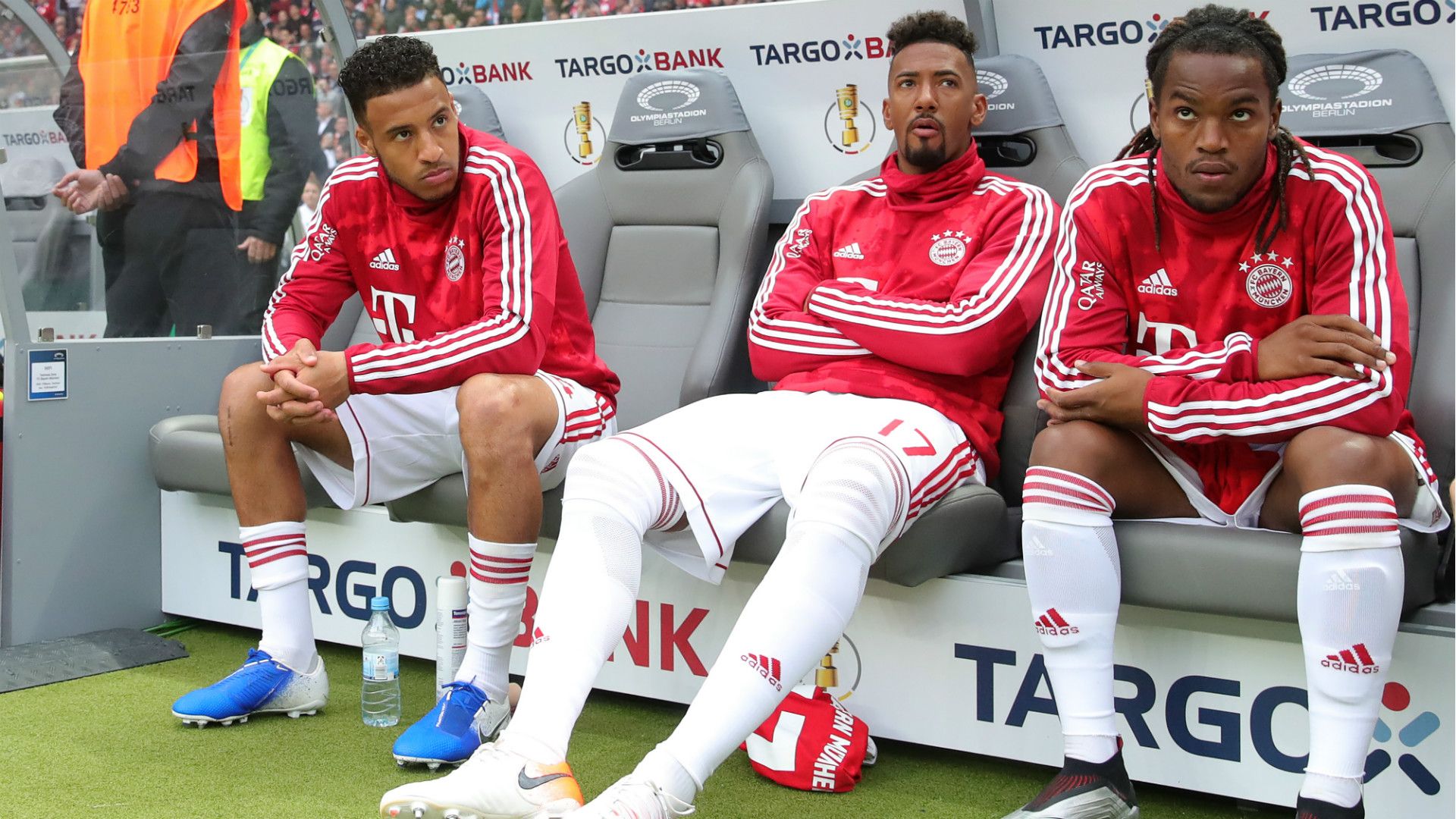 Corentin Tolisso Jerome Boateng Renato Sanches Bayern Munchen 2019