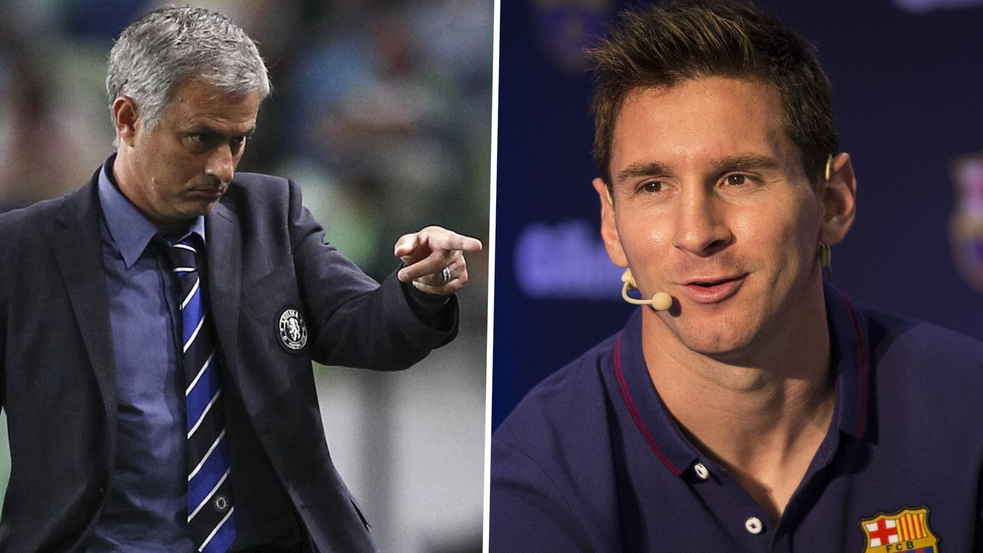 ONLY GERMANY GFX Jose Mourinho Lionel Messi 2014