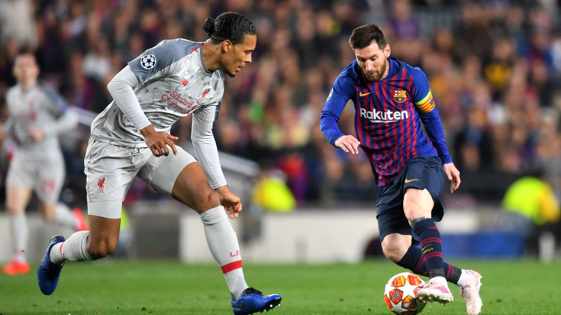Messi Van Dijk FC Barcelona vs. FC Liverpool Champions League 01052019