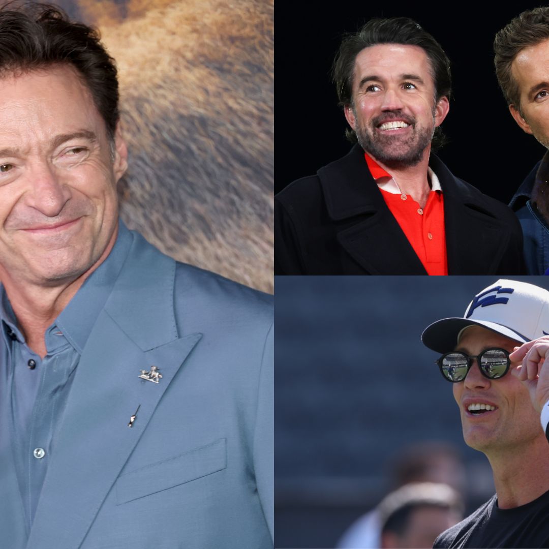 Hugh Jackman Ryan Reynolds Rob Mac Tom Brady