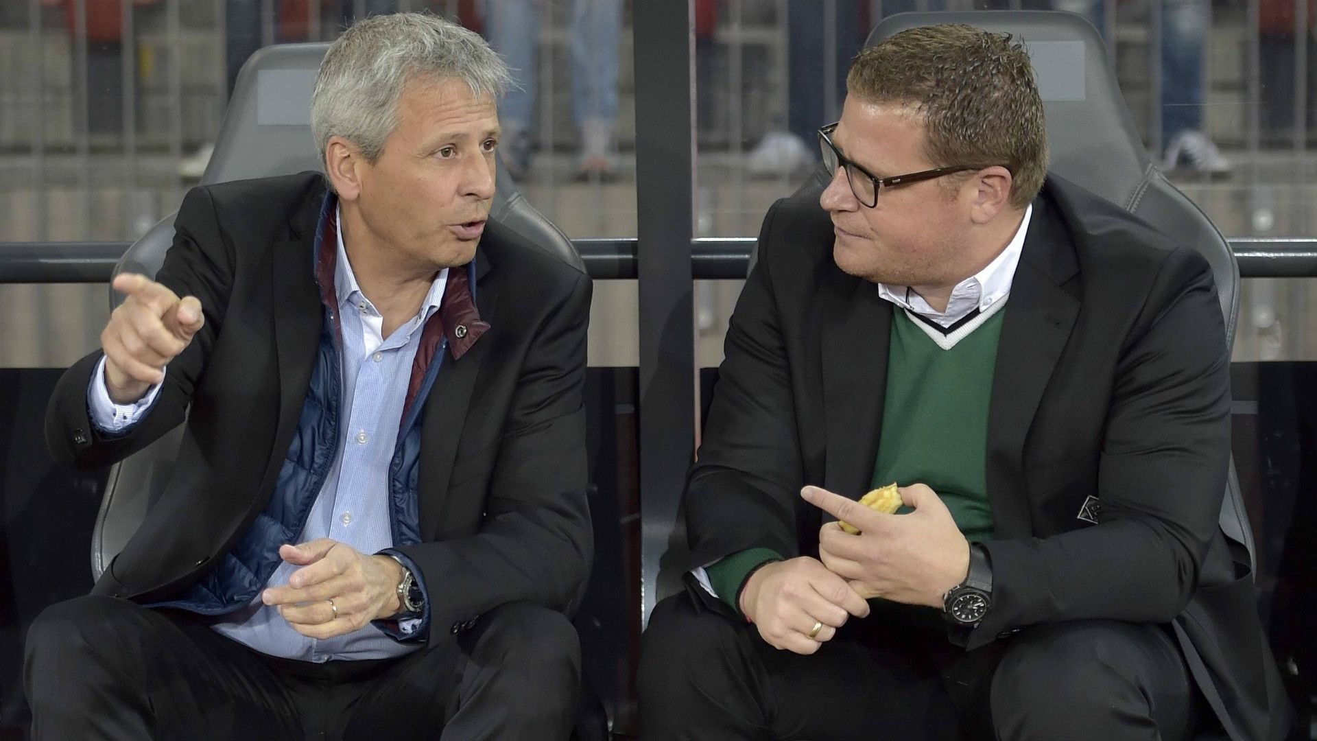 ONLY GERMANY Lucien Favre Max Eberl Gladbach Europa League 02102014