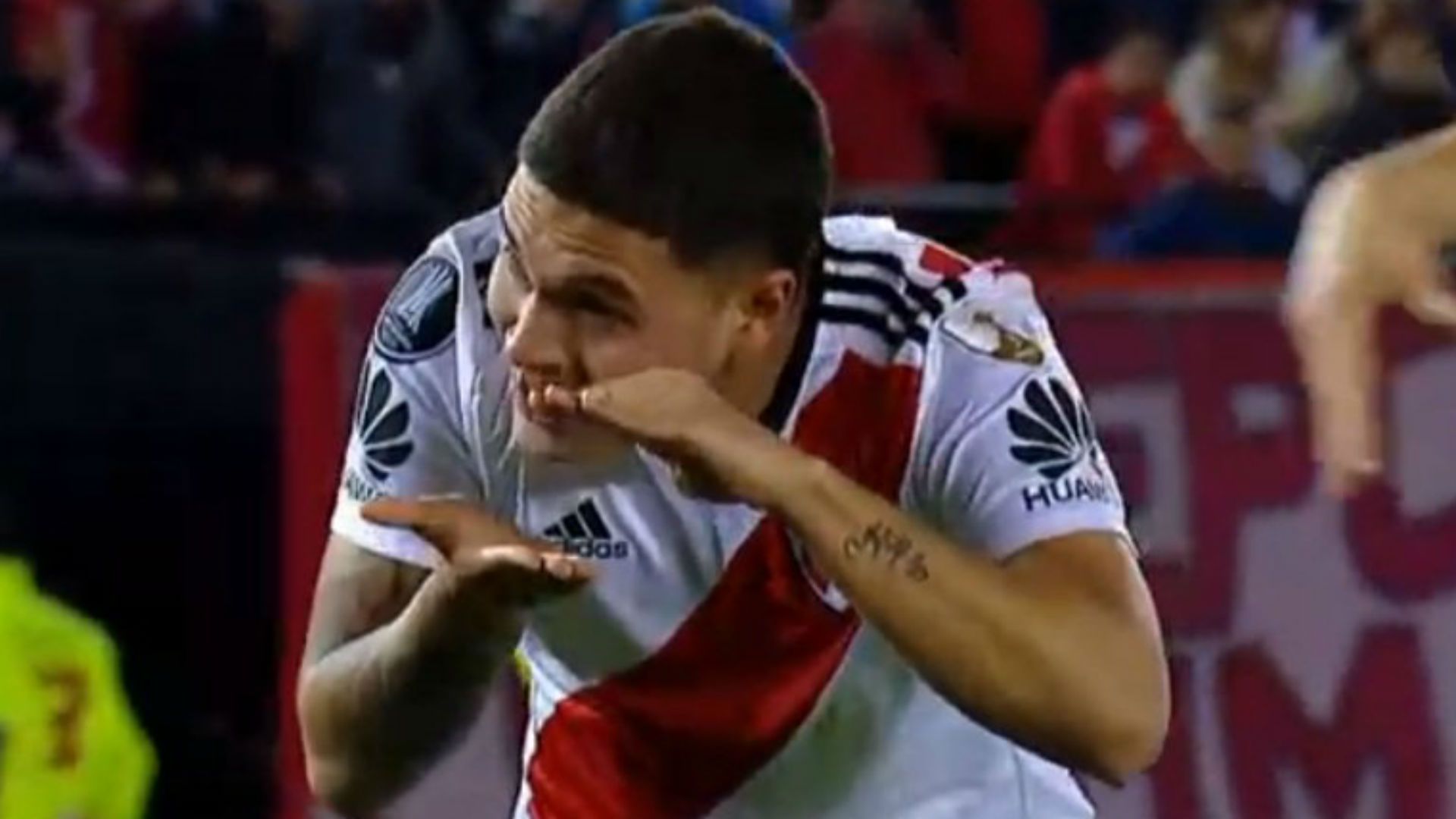 Captura TV Juanfer Quintero River Independiente Copa Libertadores 021018