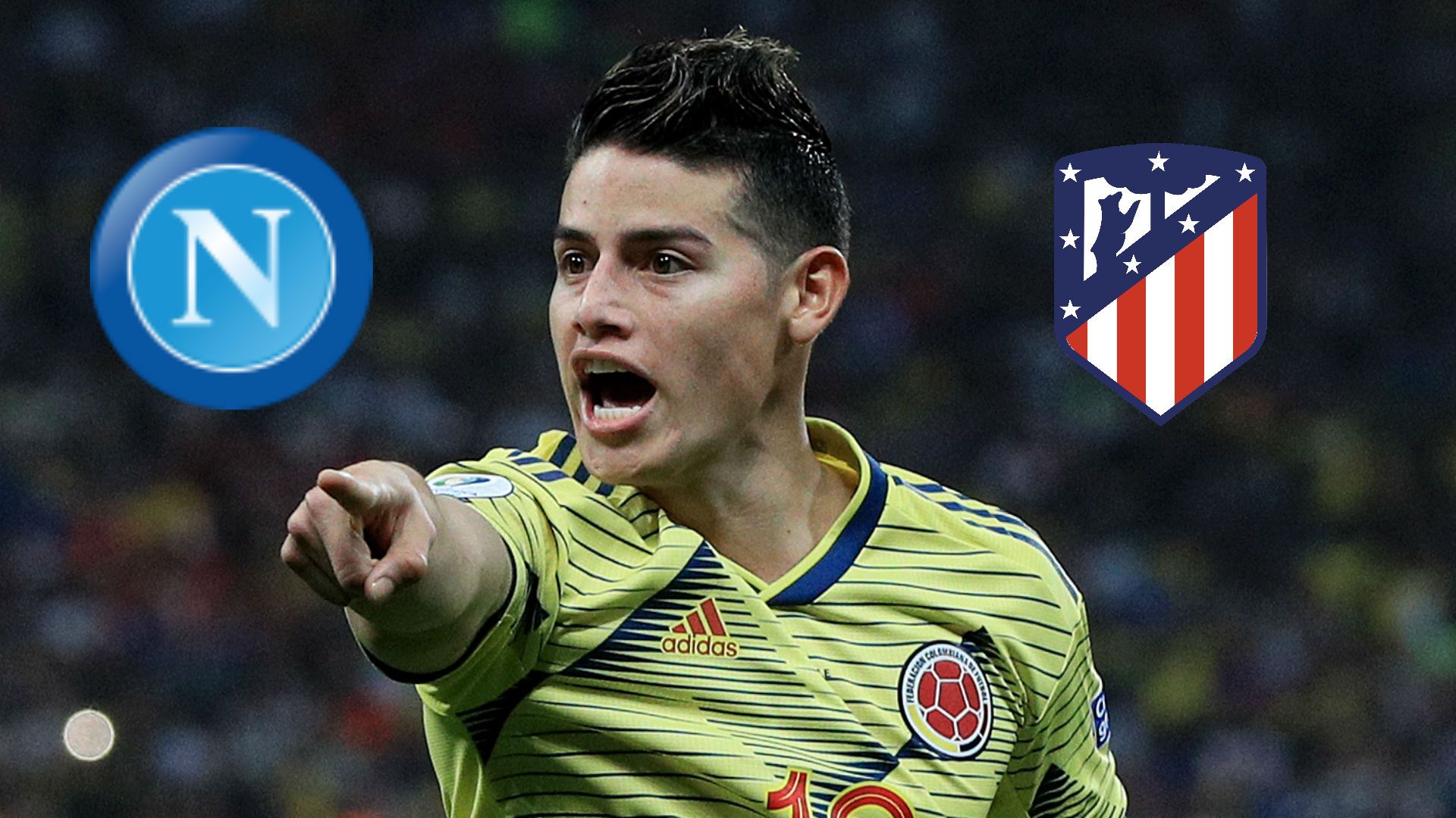James Rodríguez entre Napoli y Atlético