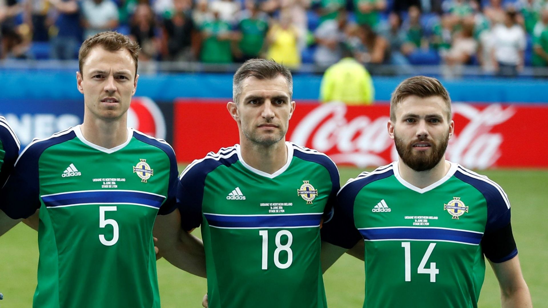 Aaron Hughes Ukraine v Northern Ireland Euro 2016 16062016