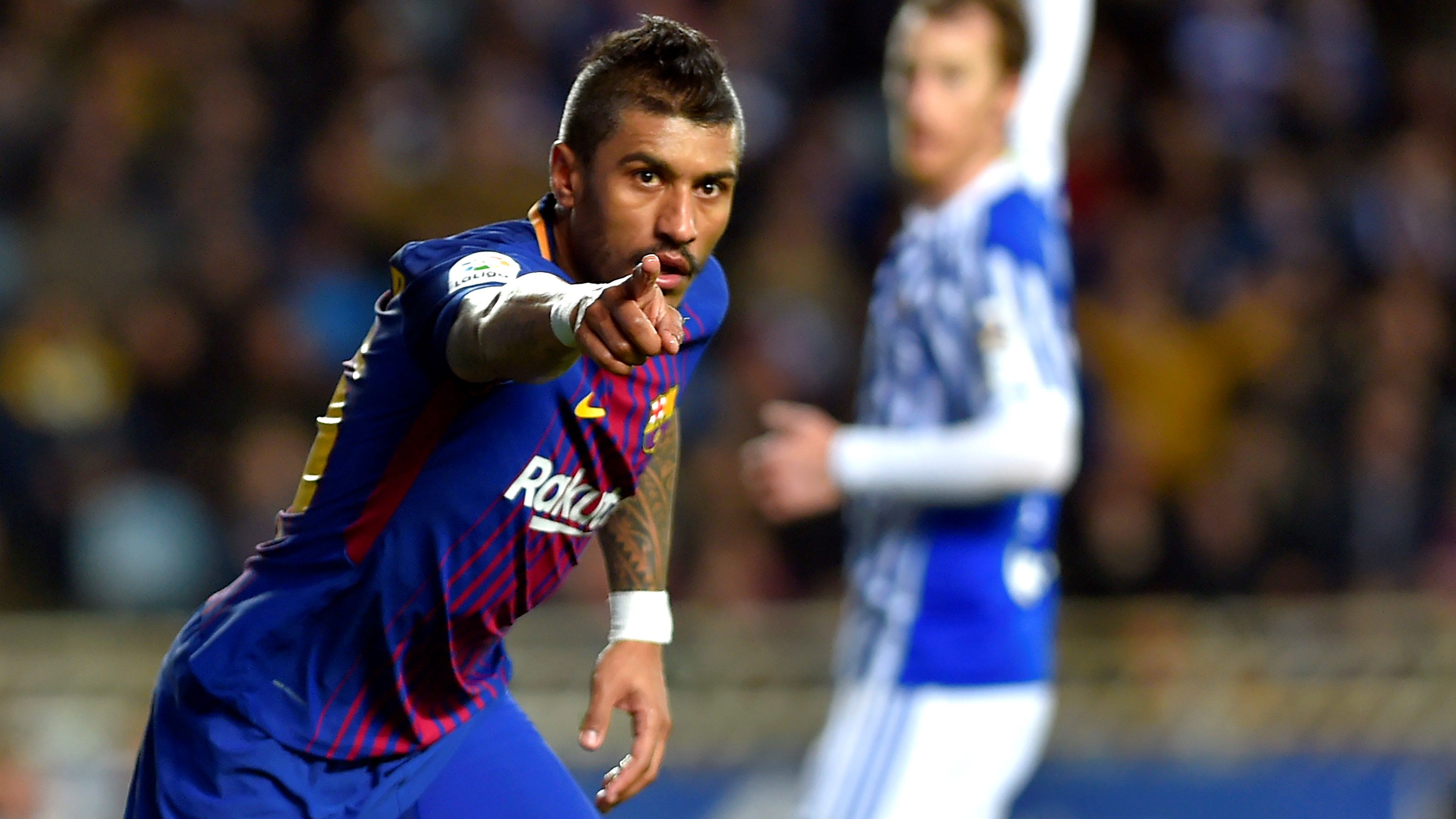 Paulinho Real Sociedad Barcelona LaLiga 14012018
