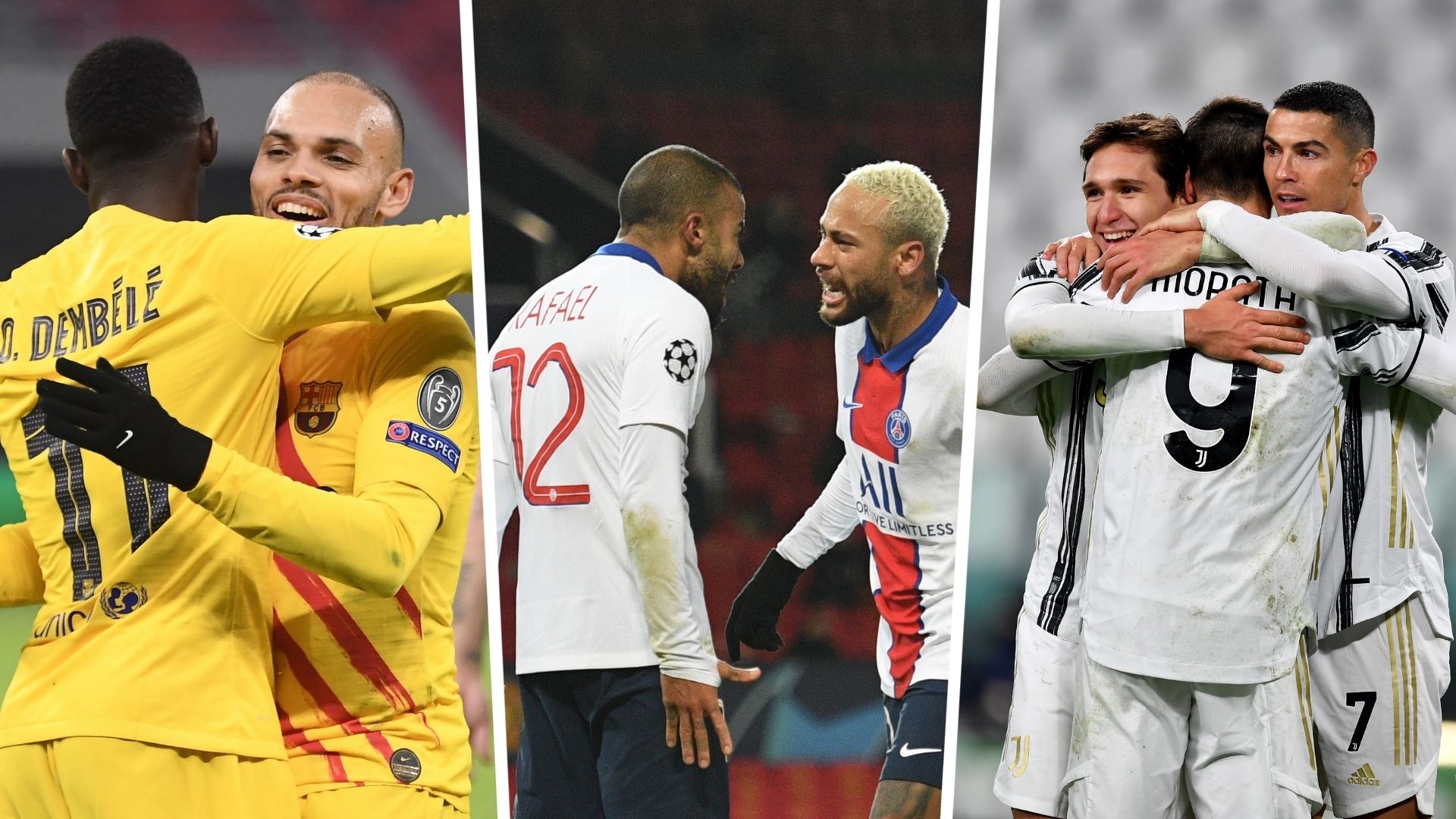 psg juventus barcelona