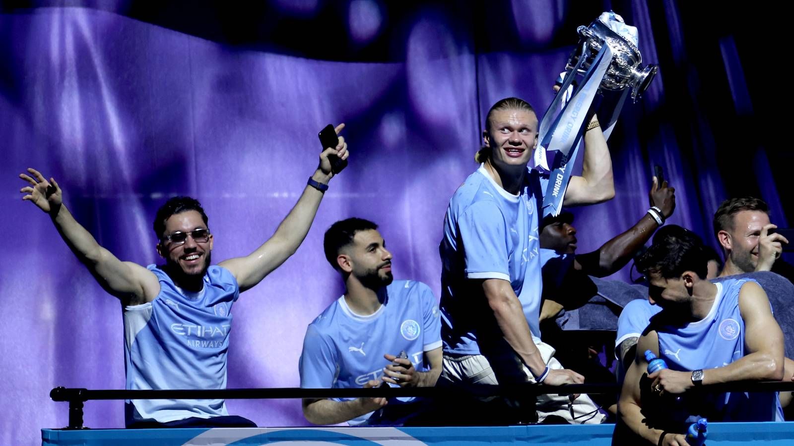Manchester City celebration