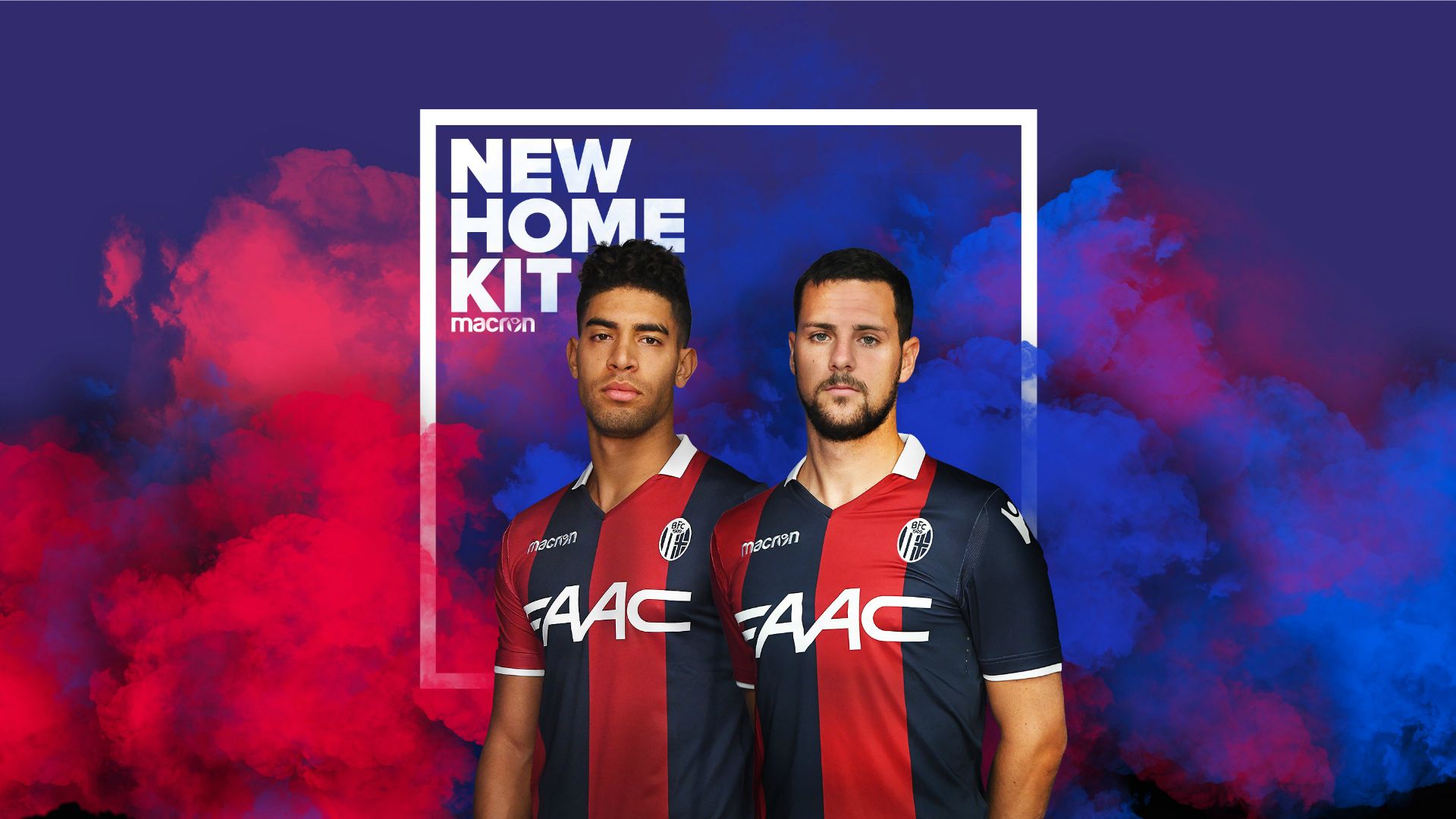 La nuova maglia del Bologna