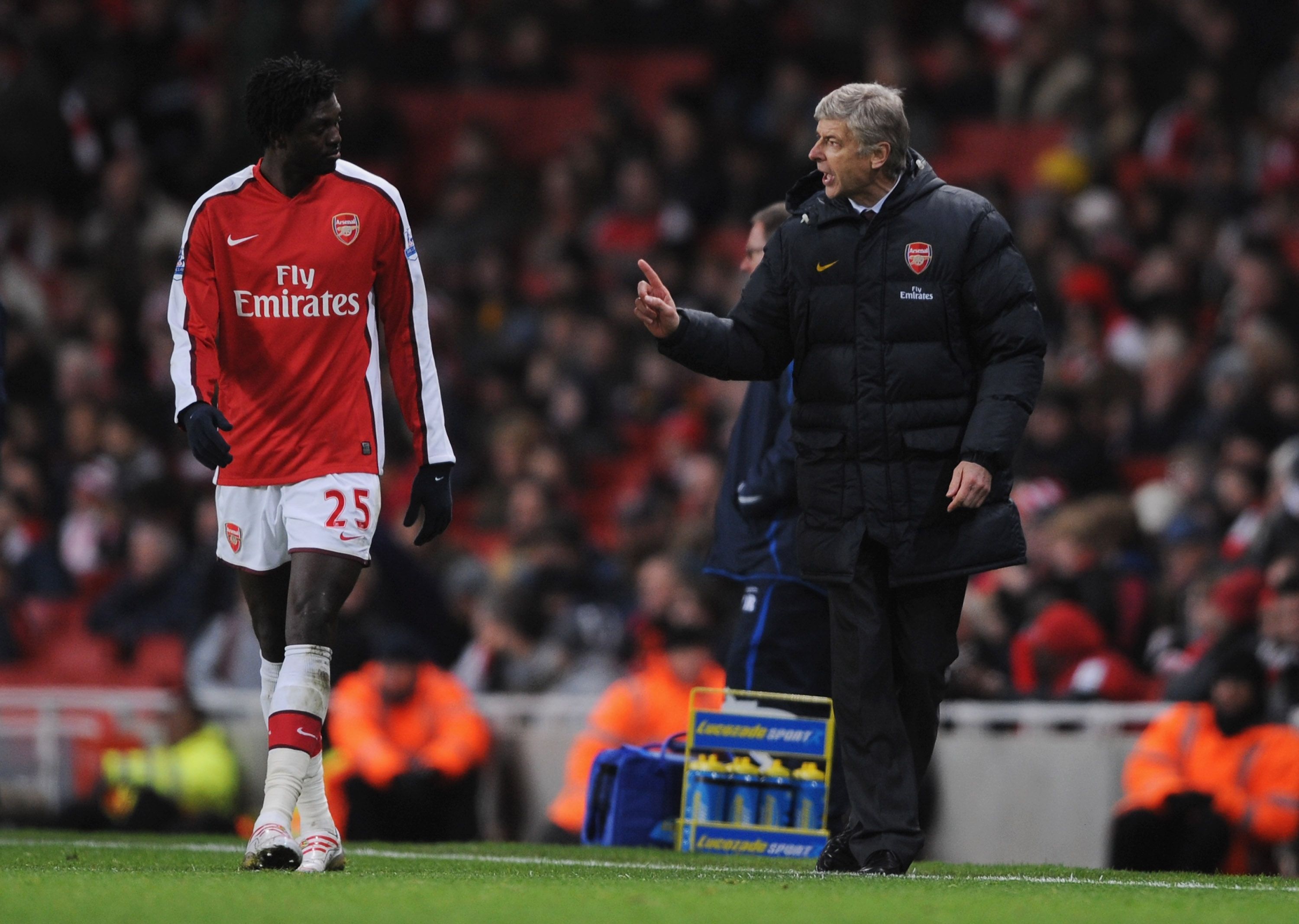 Adebayor & Wenger