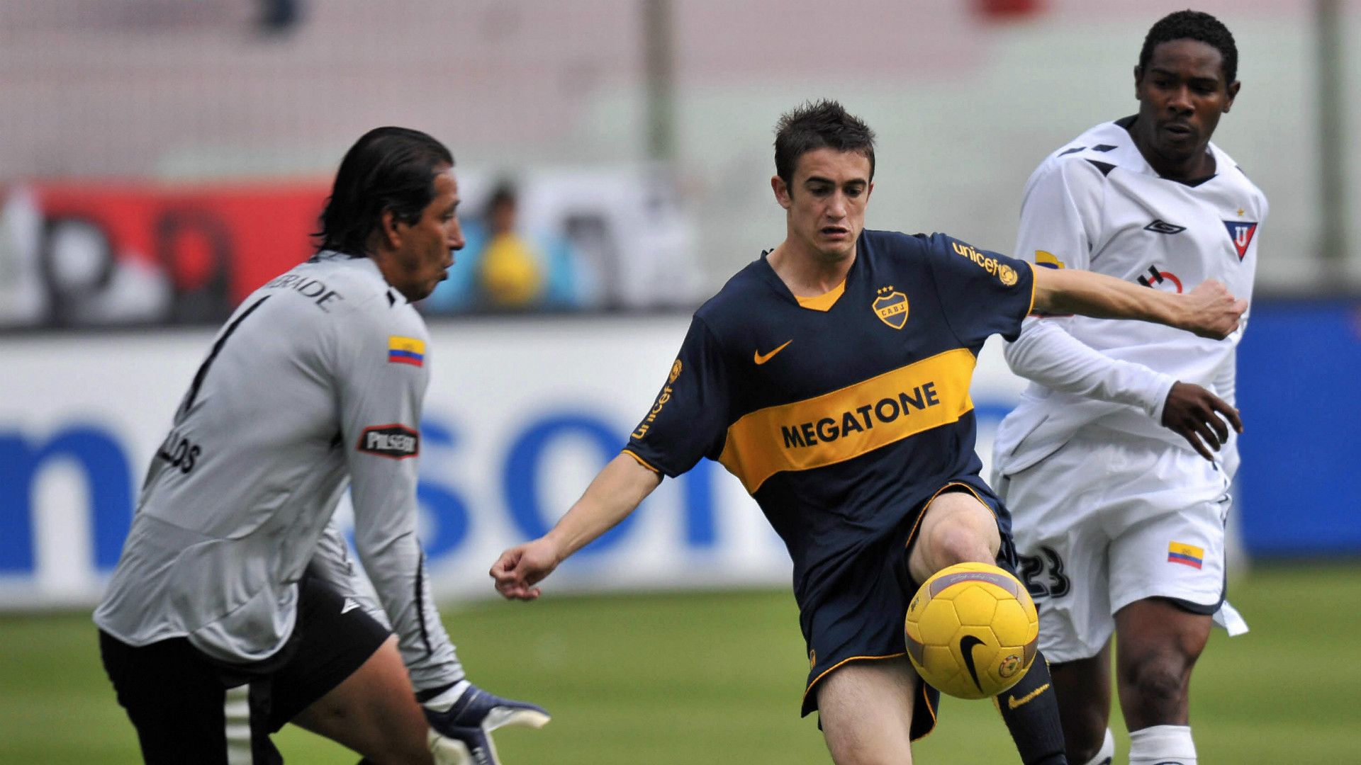Ricardo Noir Boca Liga de Quito Copa Sudamericana 2008