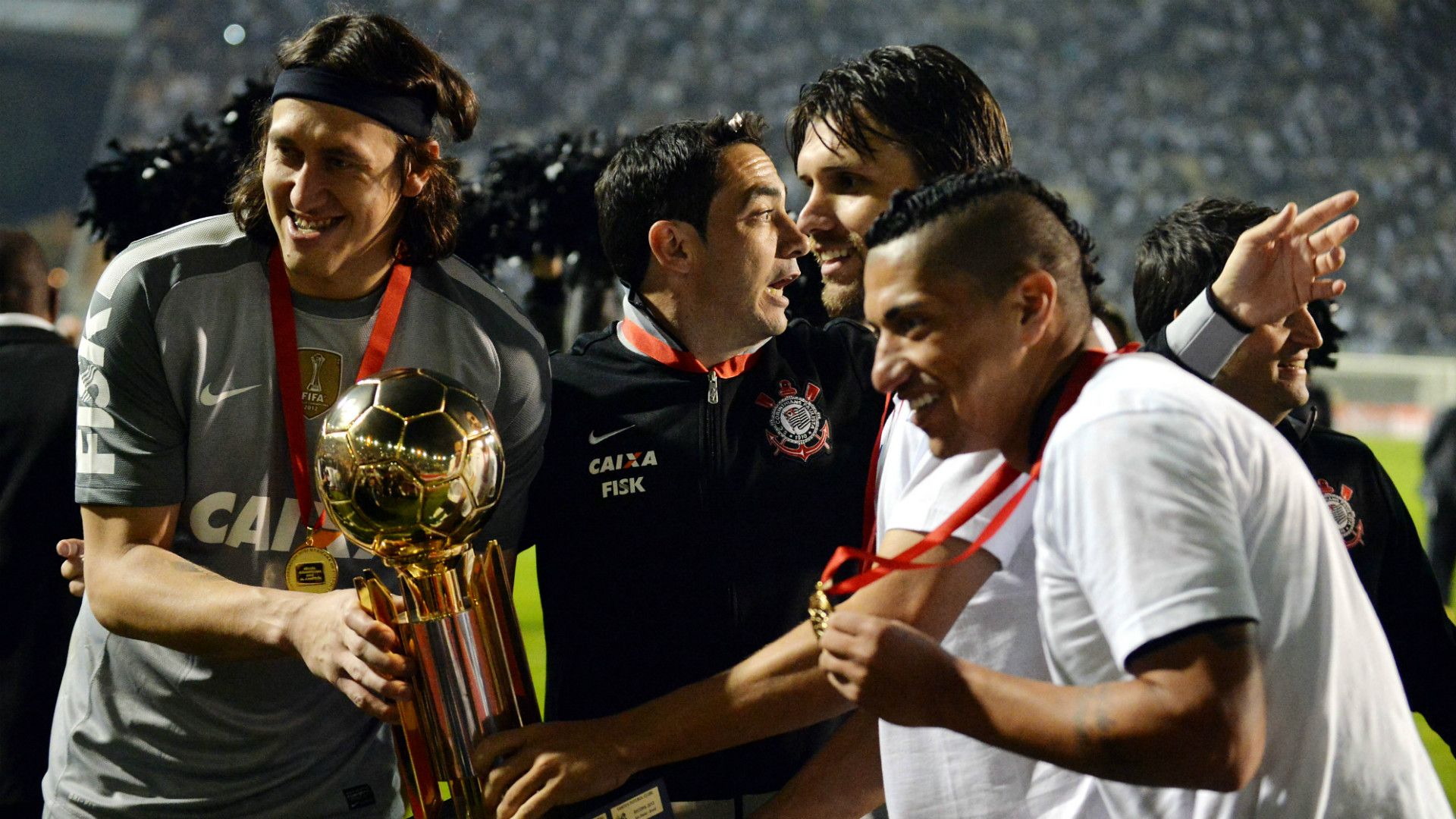Corinthians x São Paulo - Cássio, Chicão, Paulo Andre e Ralf - Recopa 2013