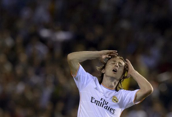 LUKA MODRIC BARCELONA REAL MADRID COPA DEL REY 04162014