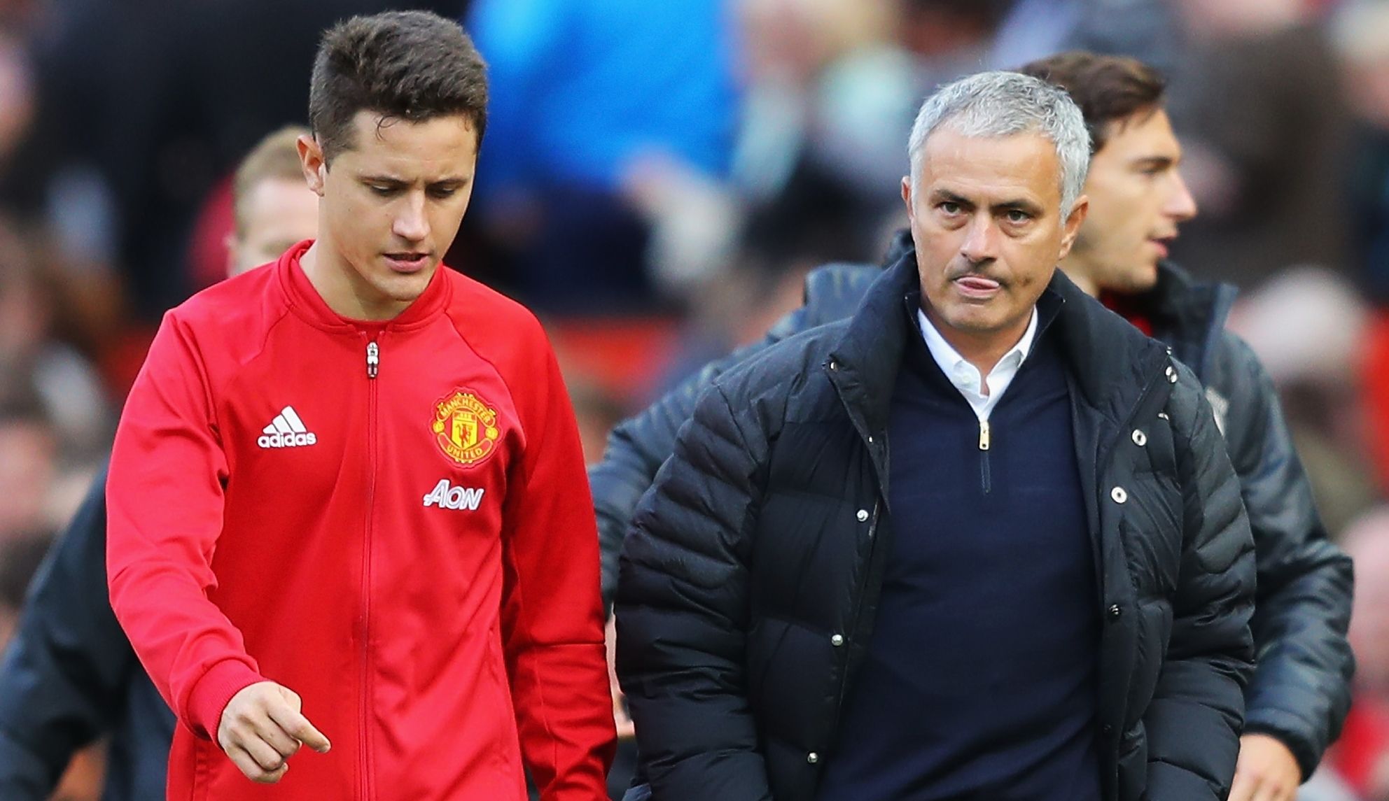 Ander Herrera & Jose Mourinho