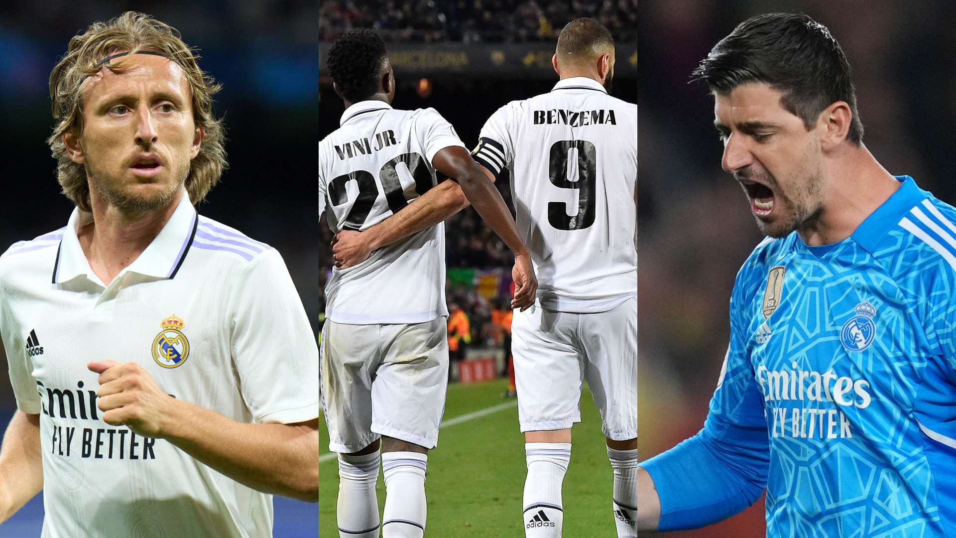 Modric Benzema Vinicius Courtois