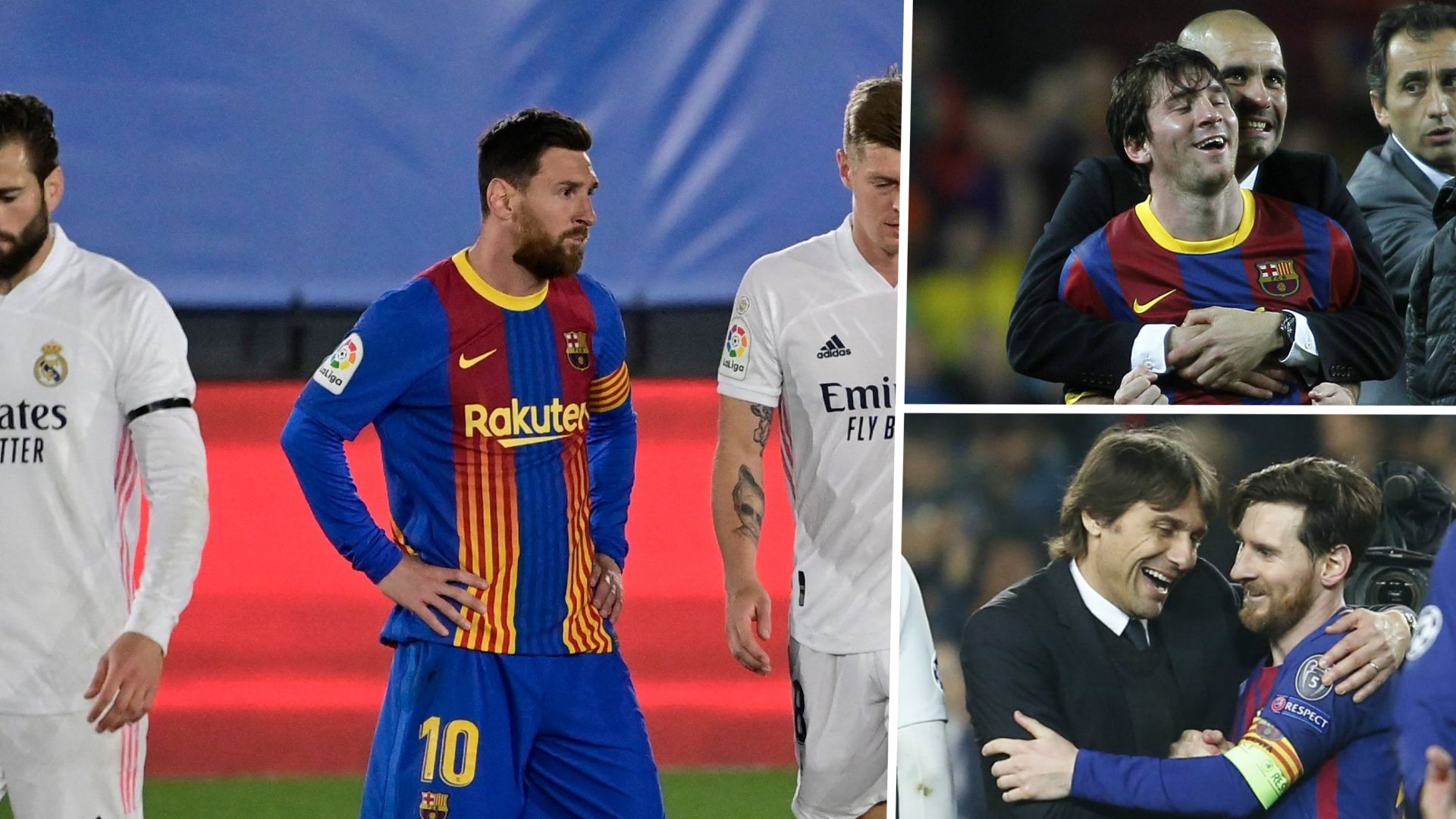 El Clasico Messi Barcelona Guardiola Conte