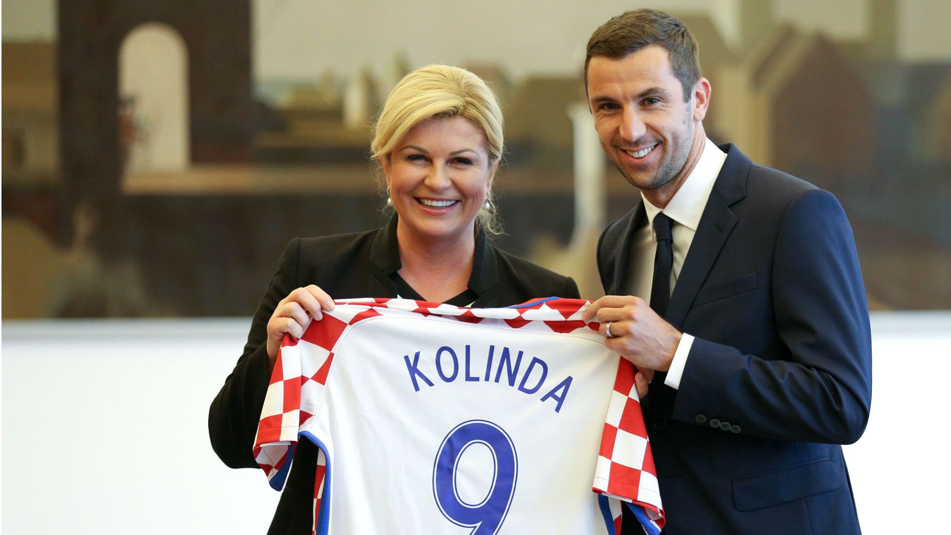 Kolinda Grabar-Kitarovic Darijo Srna